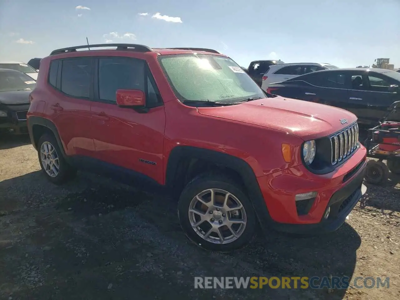 4 Photograph of a damaged car ZACNJBBB6LPL71835 JEEP RENEGADE 2020
