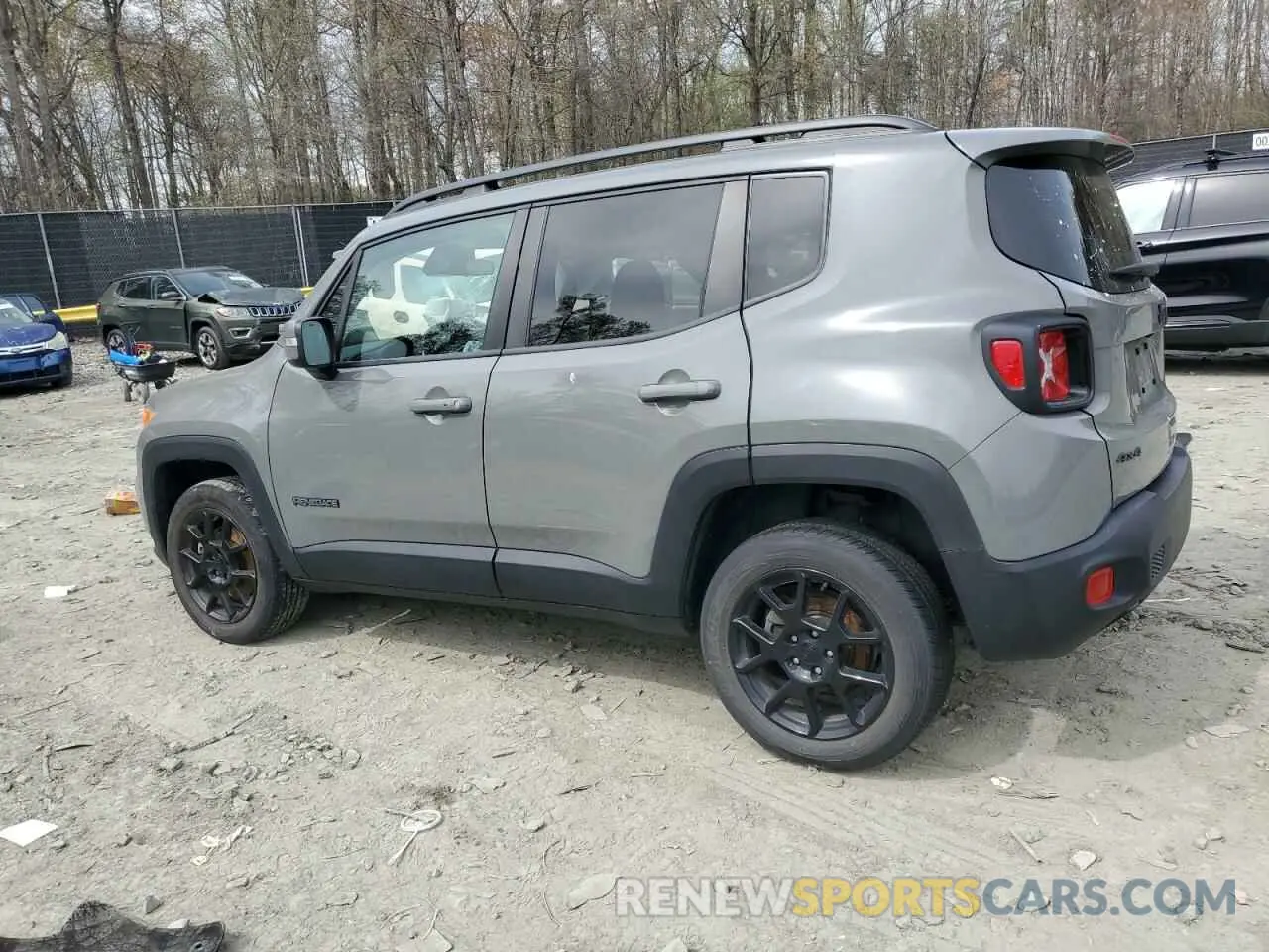 2 Photograph of a damaged car ZACNJBBB6LPL87145 JEEP RENEGADE 2020