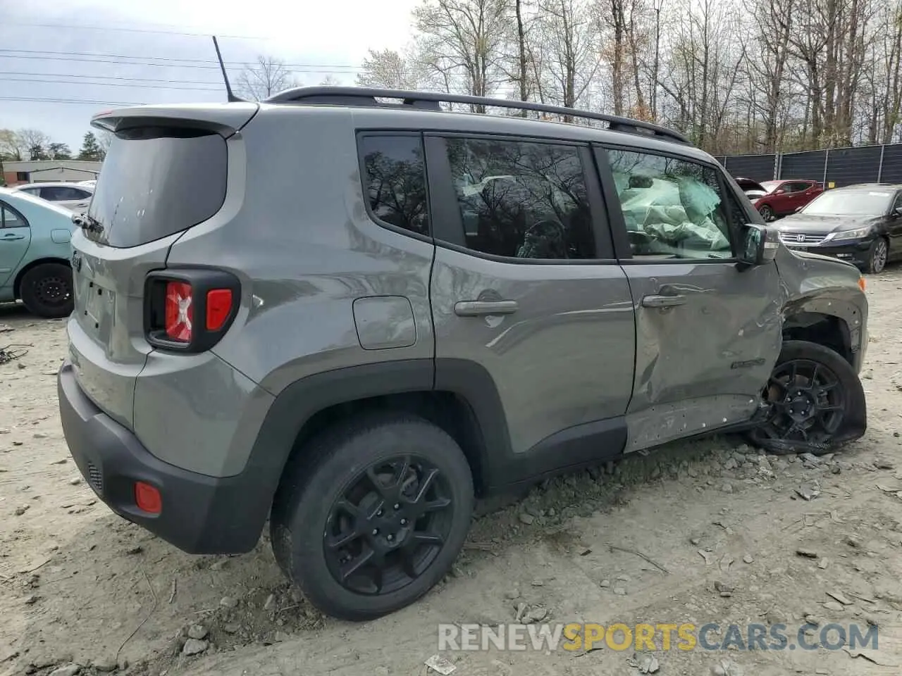 3 Photograph of a damaged car ZACNJBBB6LPL87145 JEEP RENEGADE 2020