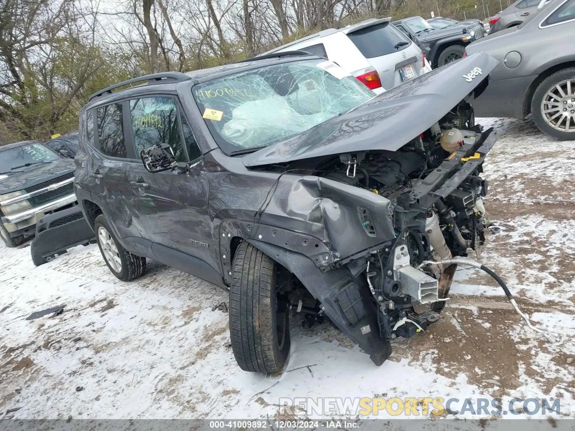 1 Photograph of a damaged car ZACNJBBB7LPL67244 JEEP RENEGADE 2020