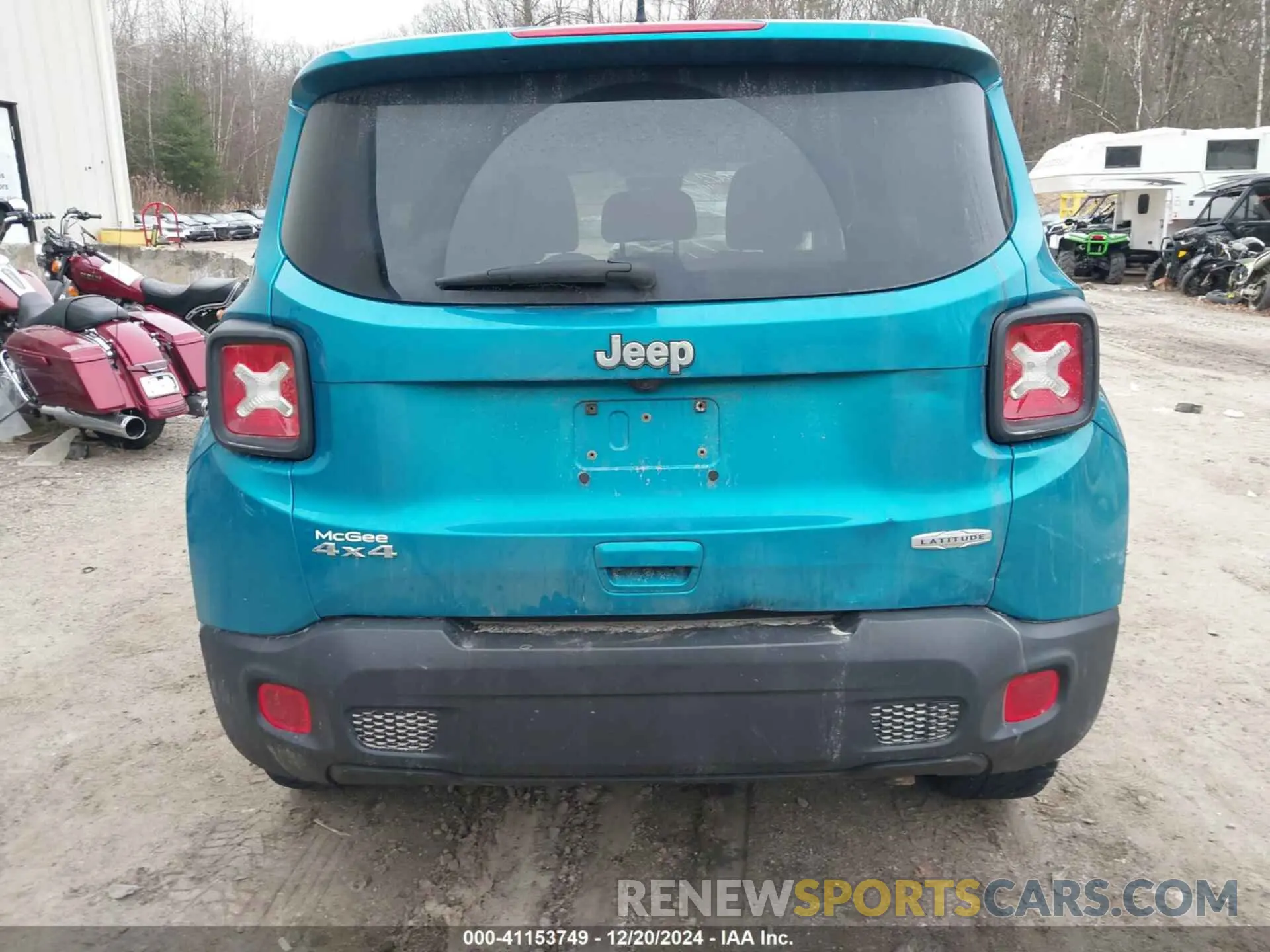 16 Photograph of a damaged car ZACNJBBB7LPL94542 JEEP RENEGADE 2020