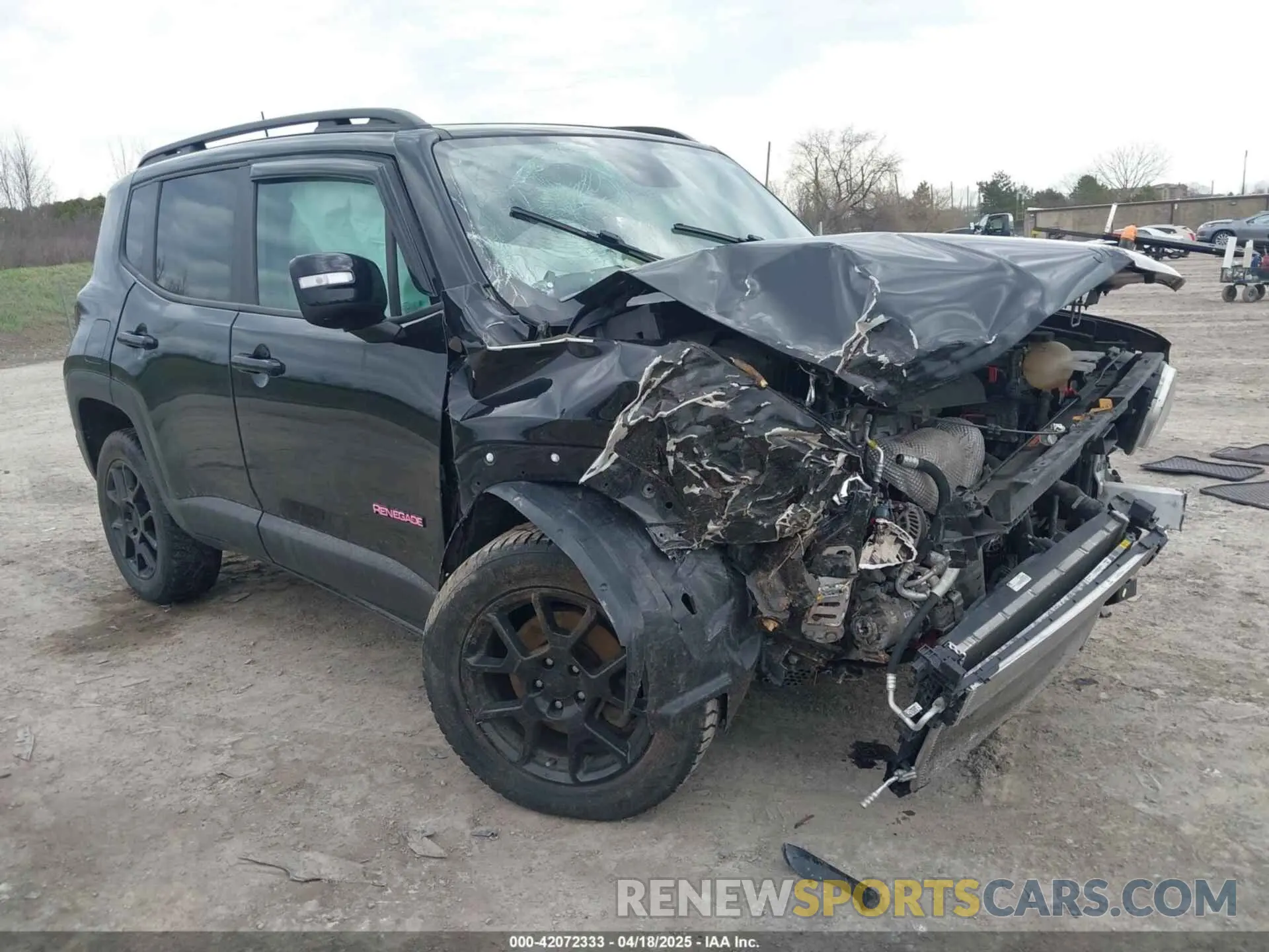 1 Photograph of a damaged car ZACNJBBB8LPM11042 JEEP RENEGADE 2020