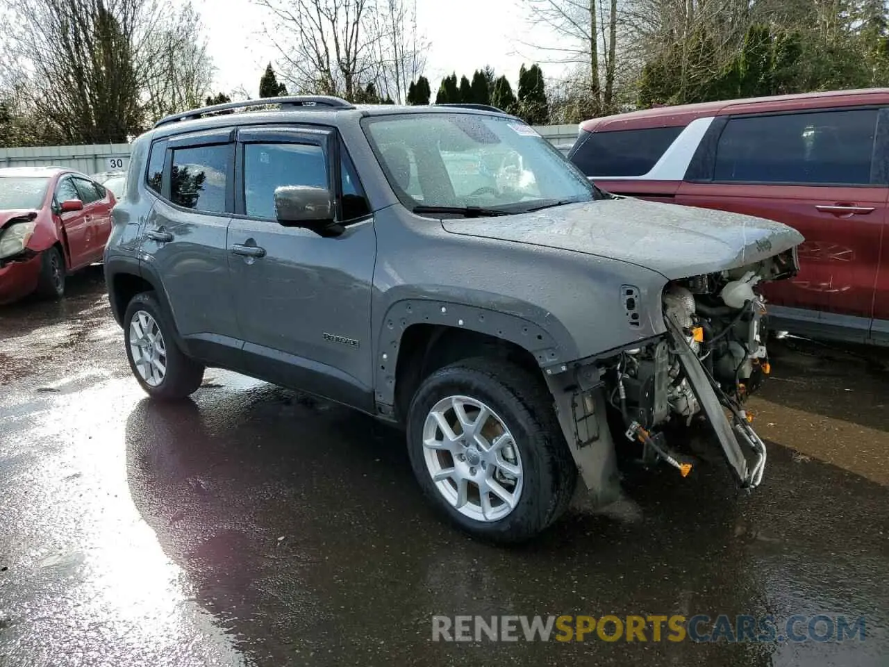 4 Photograph of a damaged car ZACNJBBB9LPL28896 JEEP RENEGADE 2020