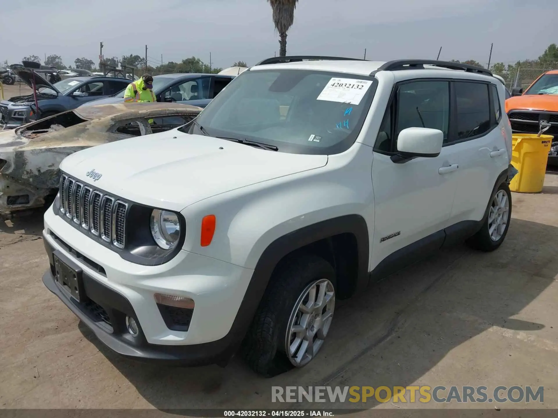 2 Photograph of a damaged car ZACNJBBB9LPL51708 JEEP RENEGADE 2020