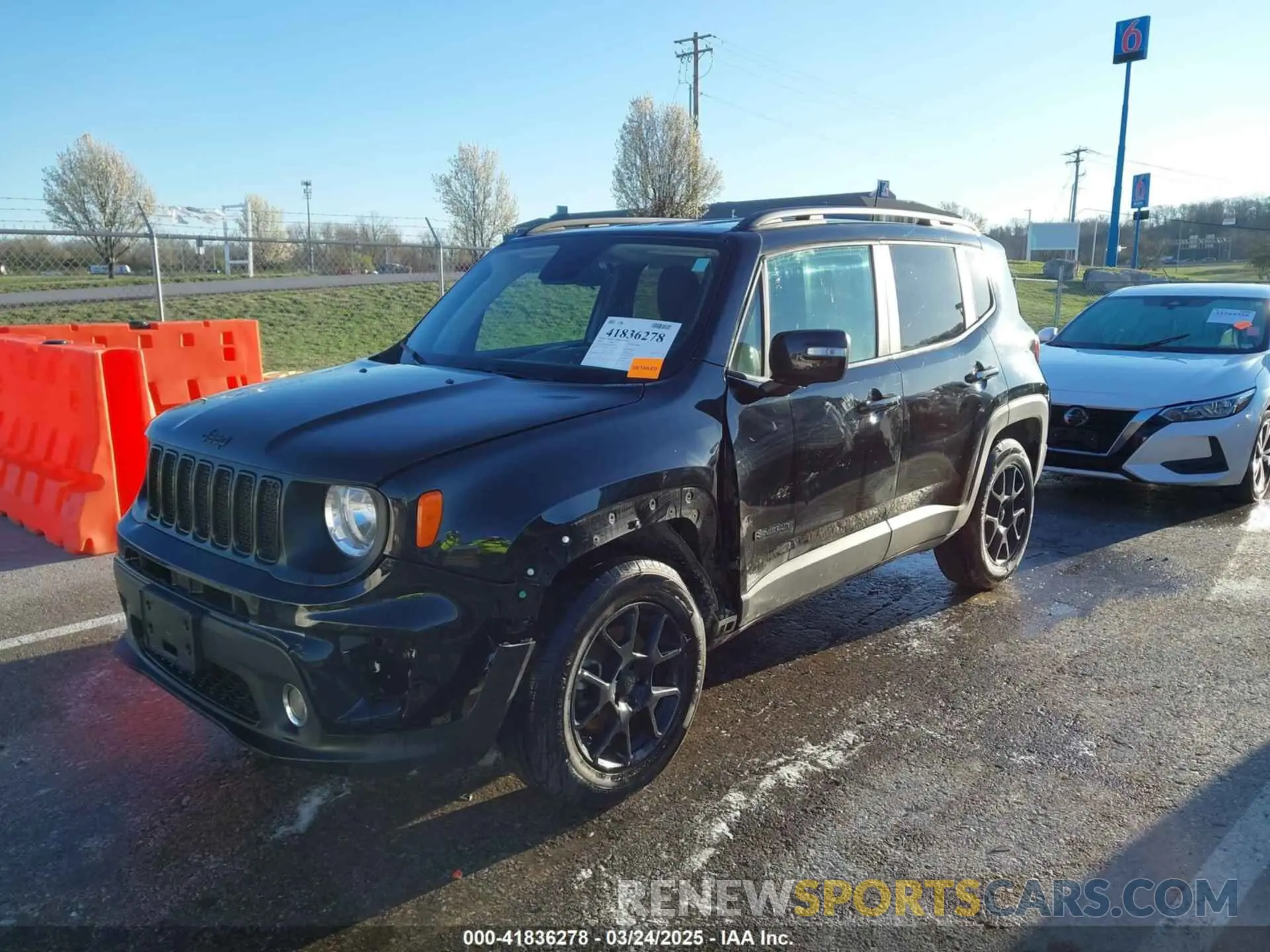 2 Photograph of a damaged car ZACNJBBB9LPL96907 JEEP RENEGADE 2020