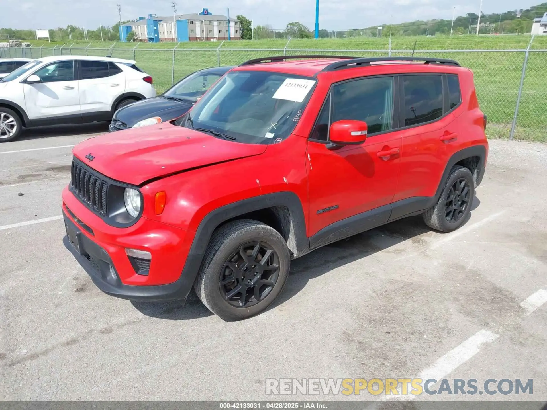 2 Photograph of a damaged car ZACNJBBBXLPL91196 JEEP RENEGADE 2020