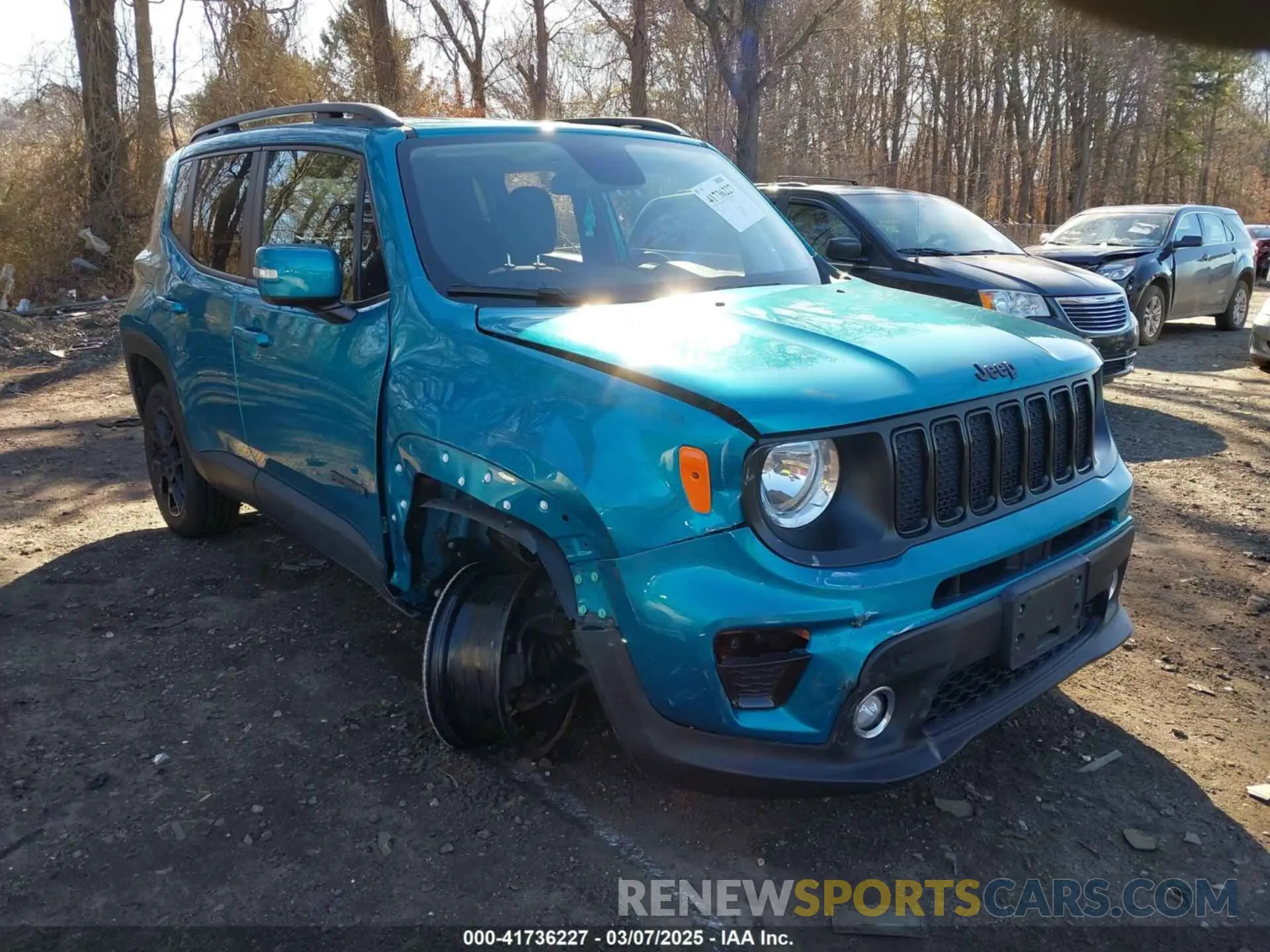 1 Photograph of a damaged car ZACNJBBBXLPL98746 JEEP RENEGADE 2020