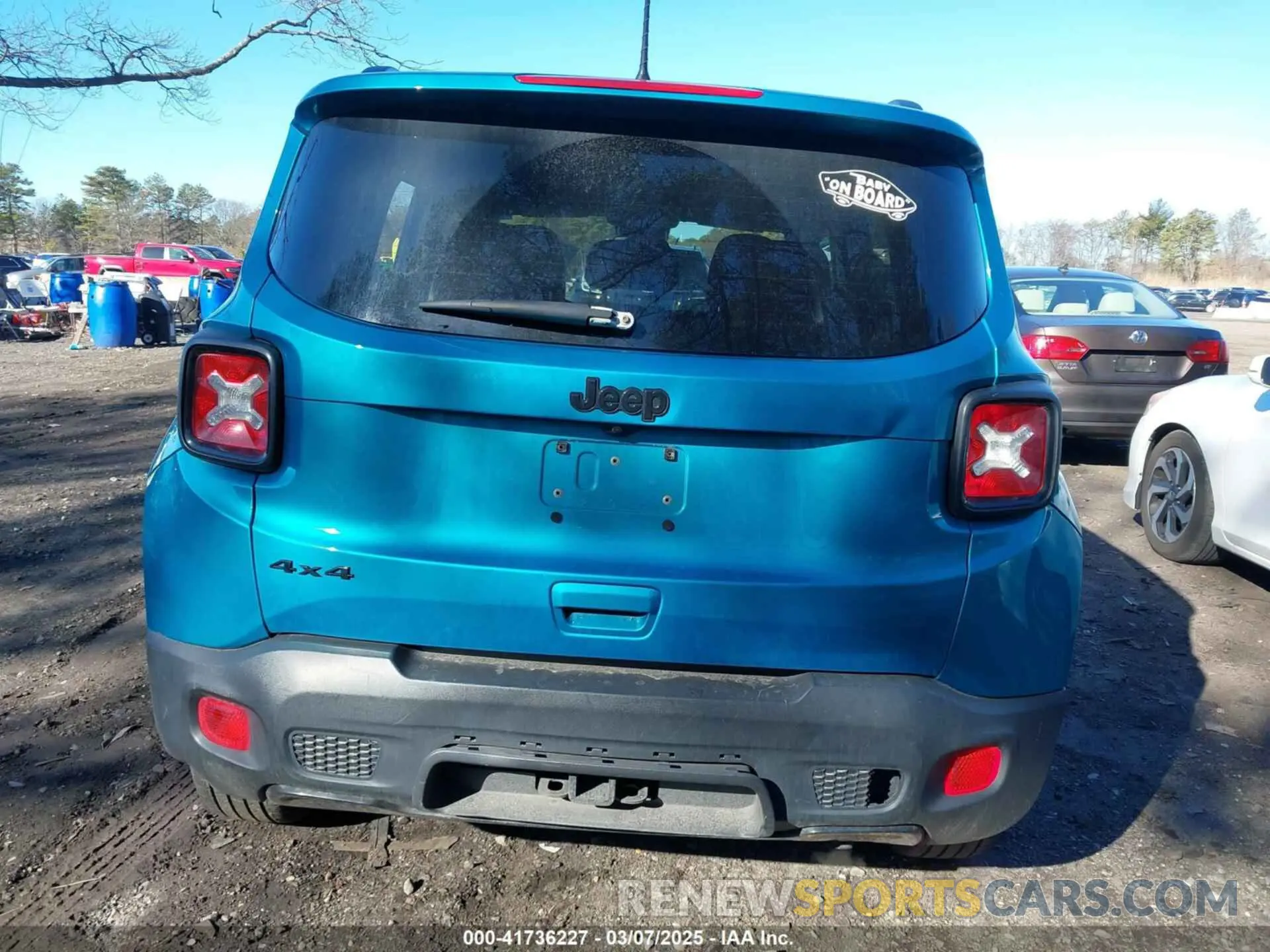 16 Photograph of a damaged car ZACNJBBBXLPL98746 JEEP RENEGADE 2020