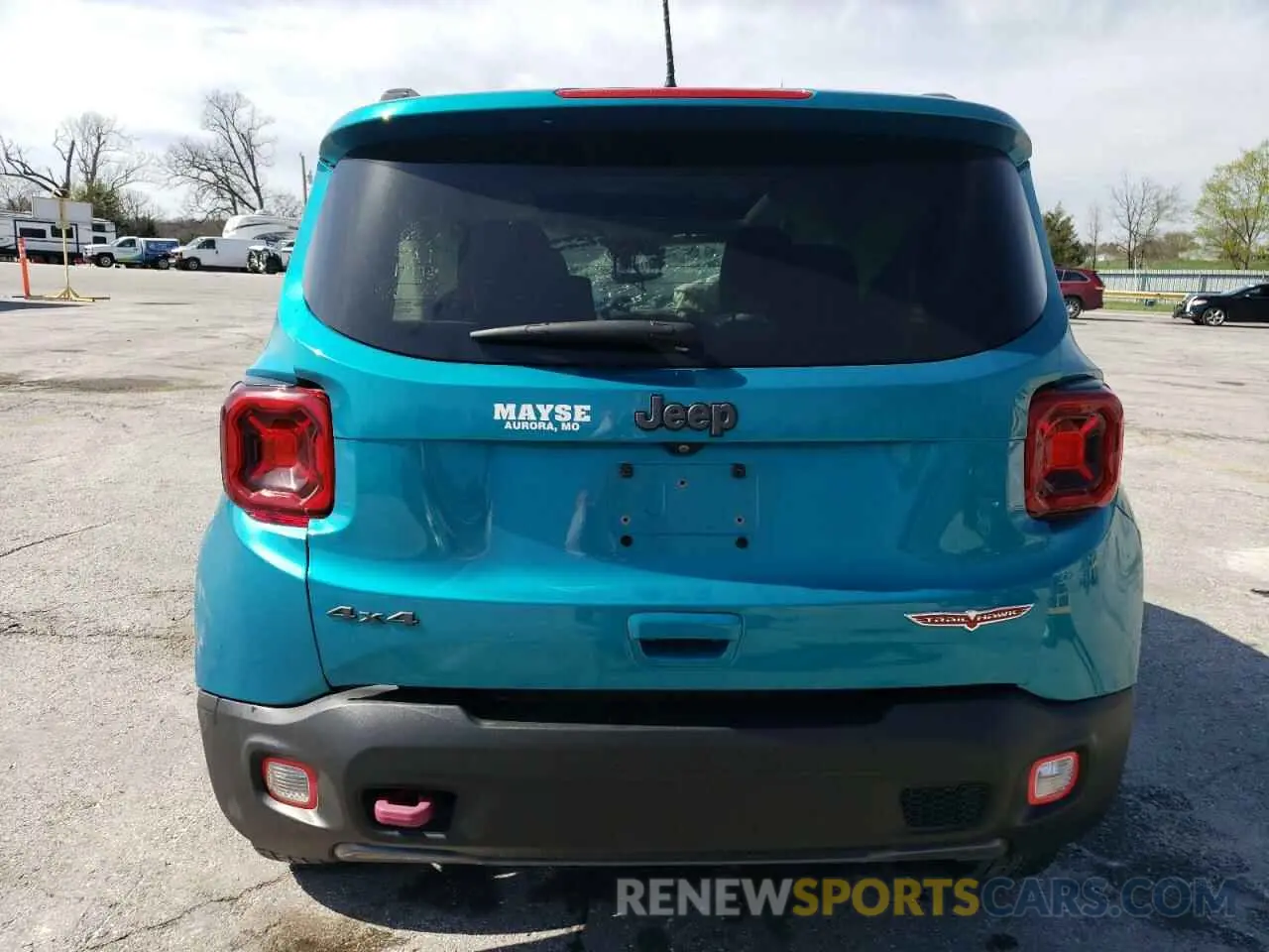 6 Photograph of a damaged car ZACNJBC11LPL33970 JEEP RENEGADE 2020