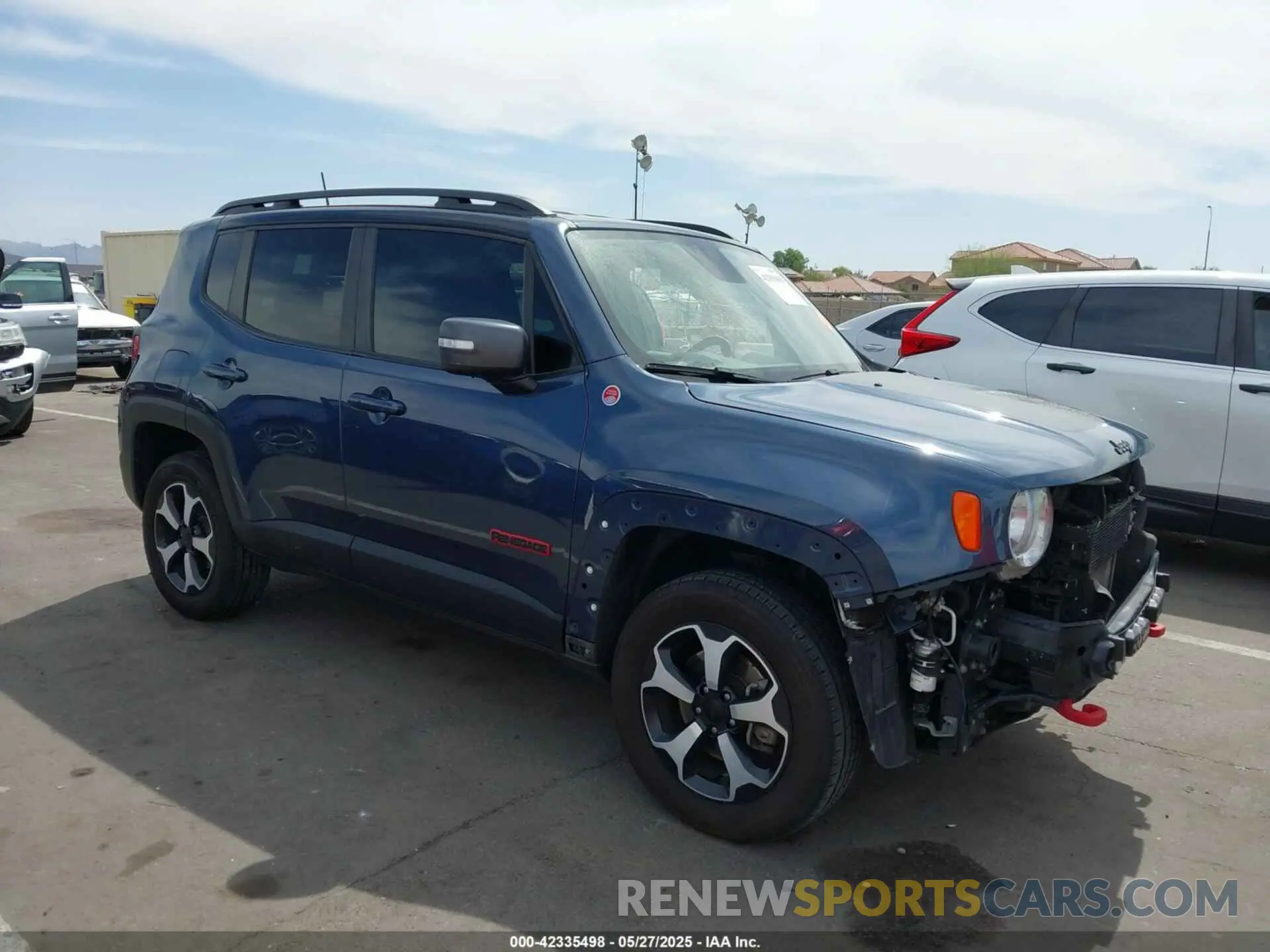 1 Photograph of a damaged car ZACNJBC15LPL63926 JEEP RENEGADE 2020