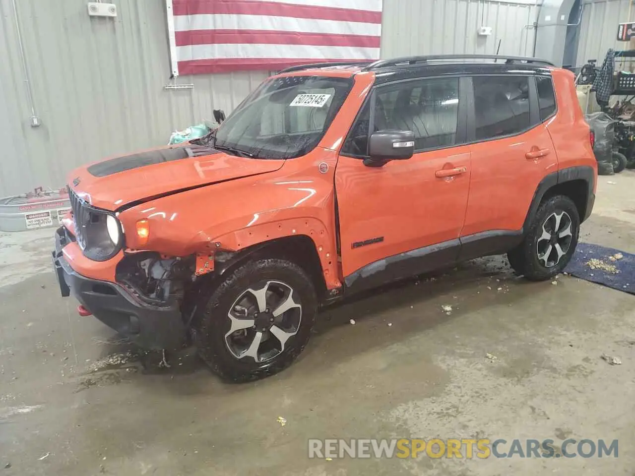 1 Photograph of a damaged car ZACNJBC16LPL85420 JEEP RENEGADE 2020
