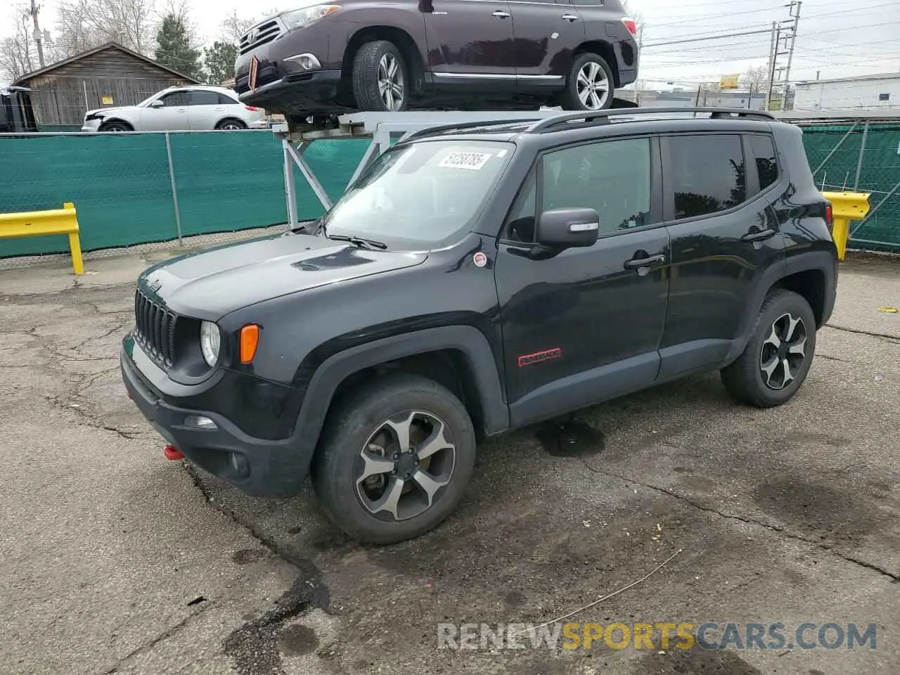 1 Photograph of a damaged car ZACNJBC16LPM03446 JEEP RENEGADE 2020