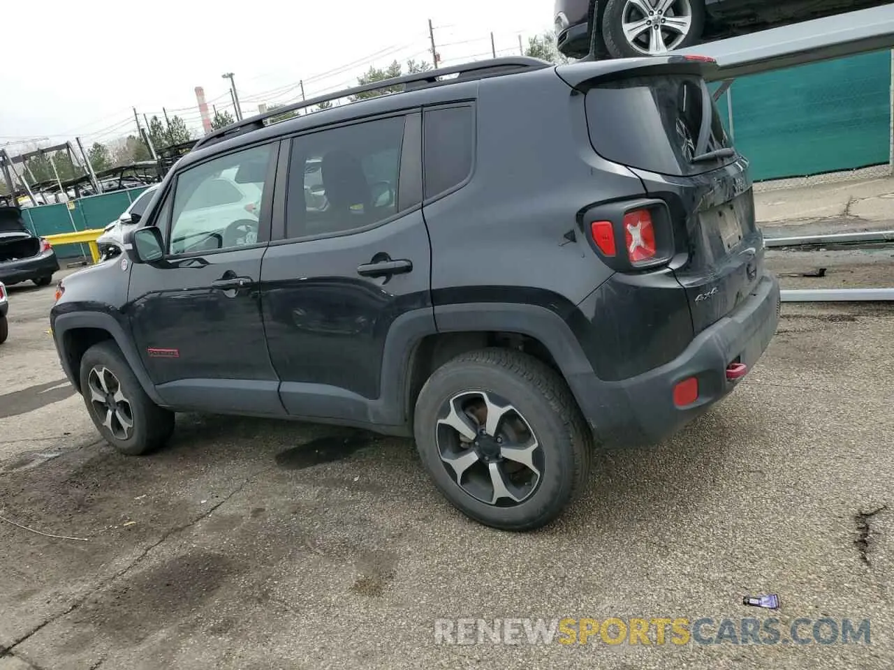 2 Photograph of a damaged car ZACNJBC16LPM03446 JEEP RENEGADE 2020