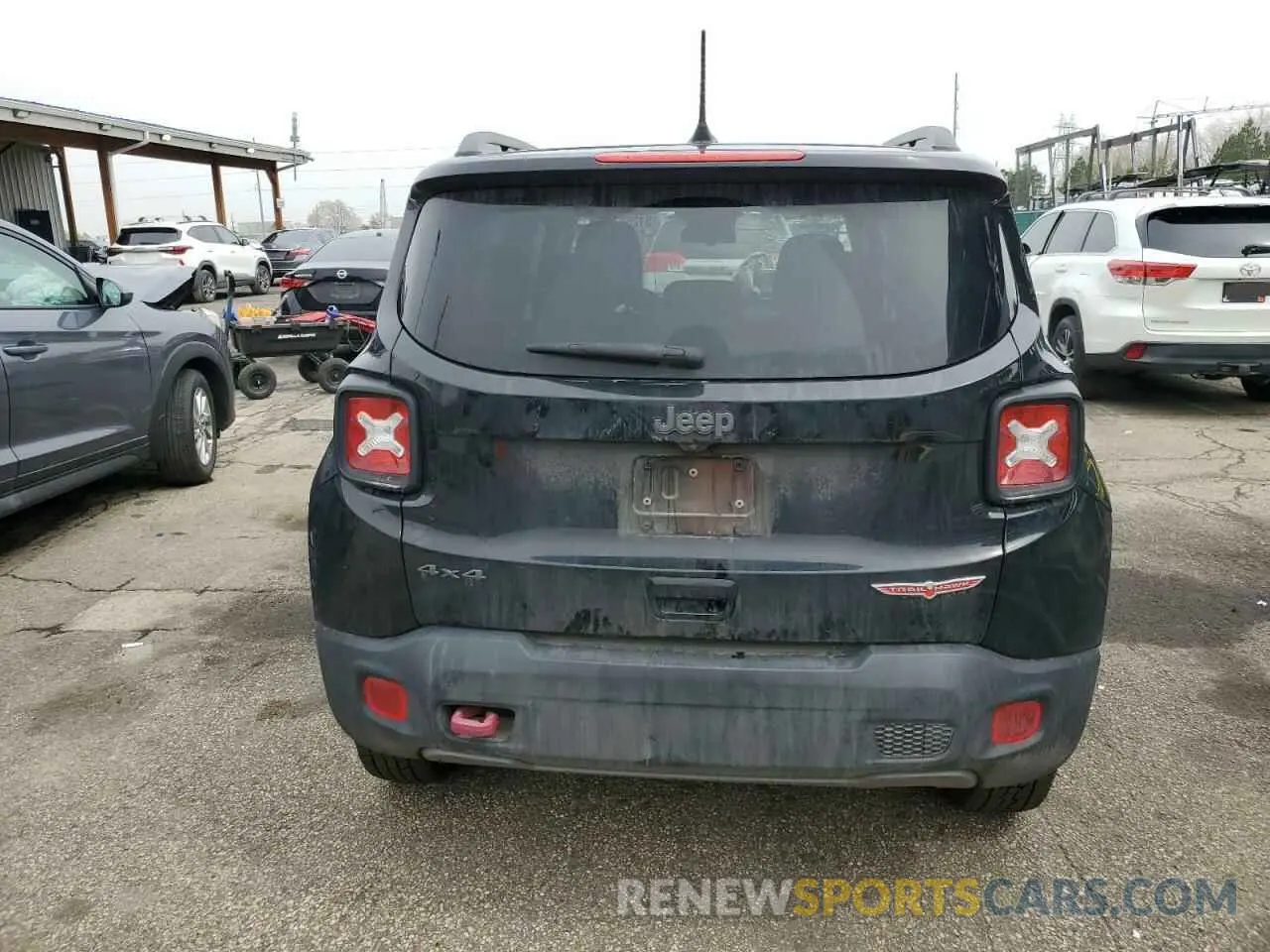 6 Photograph of a damaged car ZACNJBC16LPM03446 JEEP RENEGADE 2020