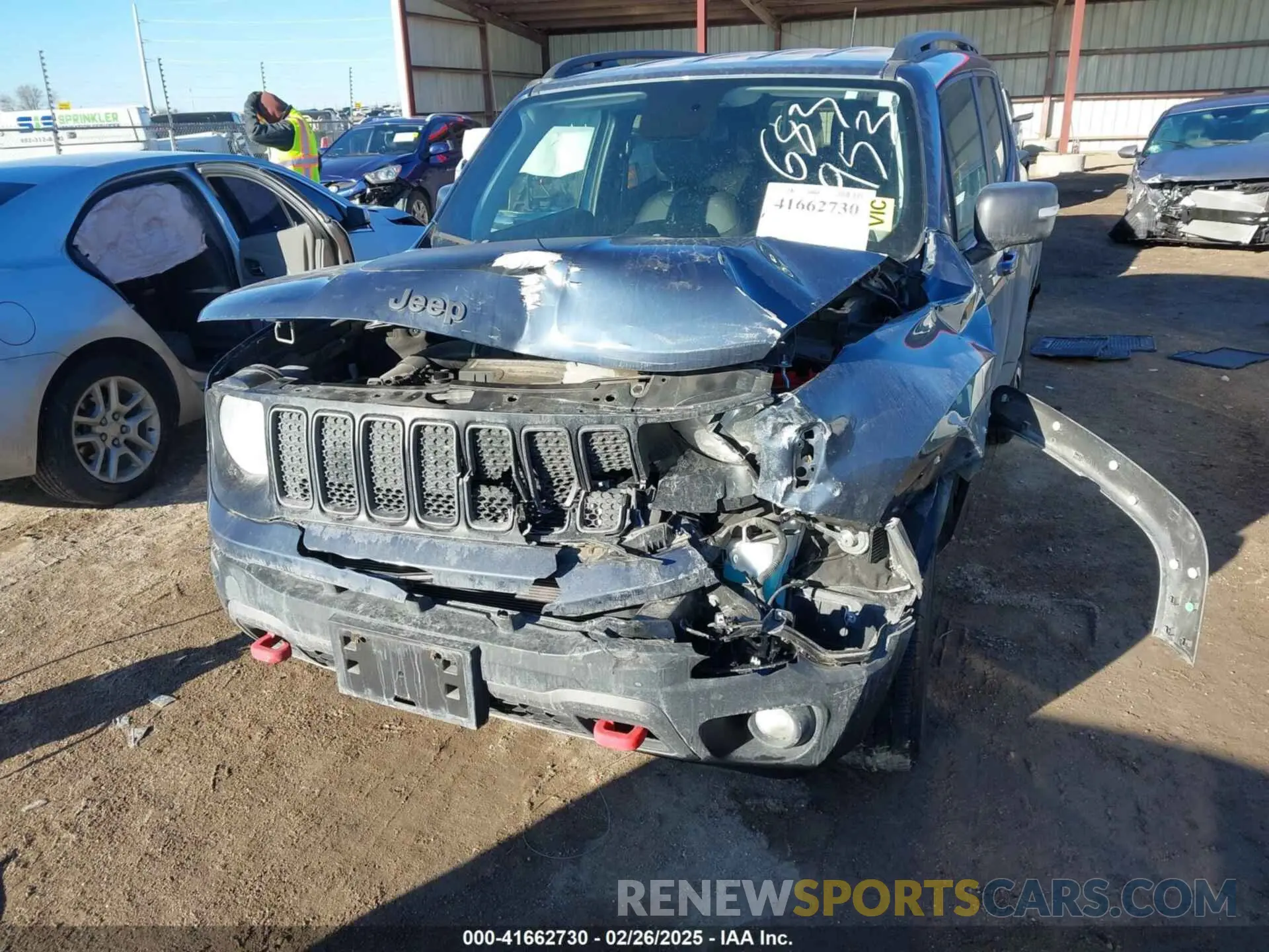 6 Photograph of a damaged car ZACNJBC17LPL78475 JEEP RENEGADE 2020