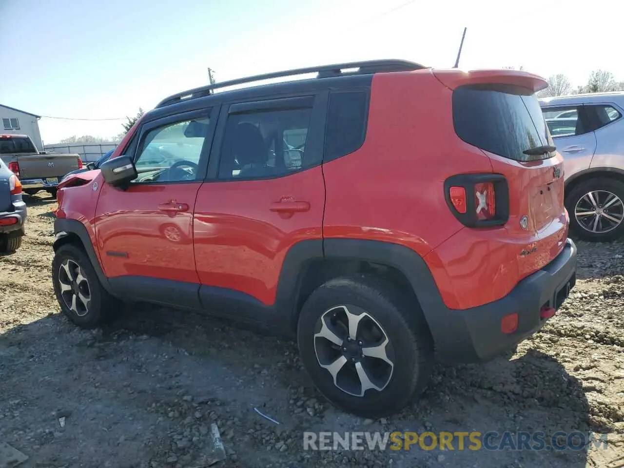 2 Photograph of a damaged car ZACNJBC18LPL14512 JEEP RENEGADE 2020