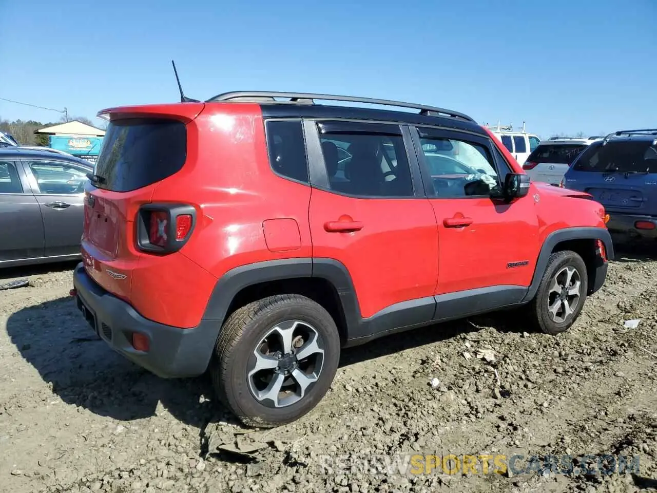 3 Photograph of a damaged car ZACNJBC18LPL14512 JEEP RENEGADE 2020