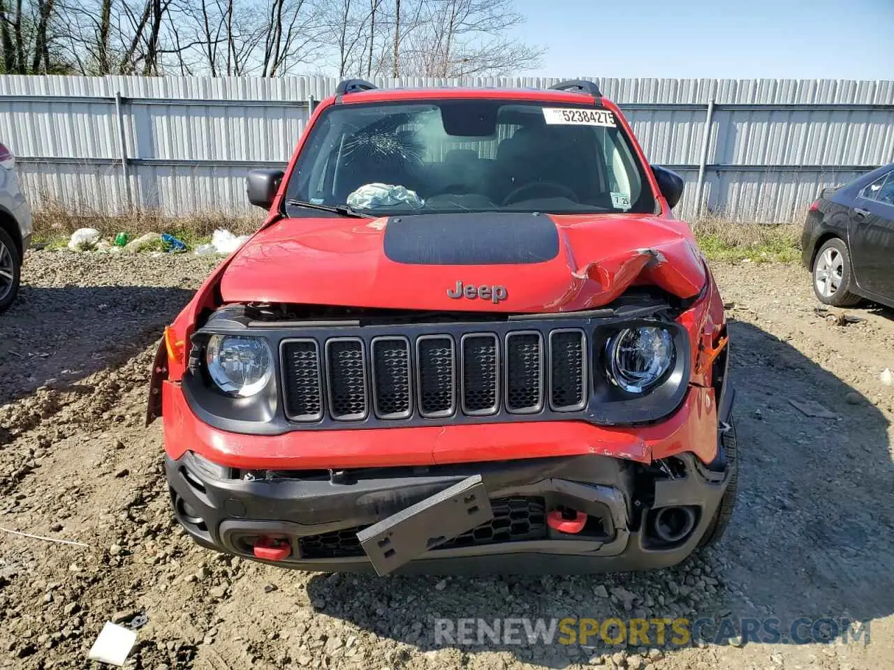 5 Photograph of a damaged car ZACNJBC18LPL14512 JEEP RENEGADE 2020