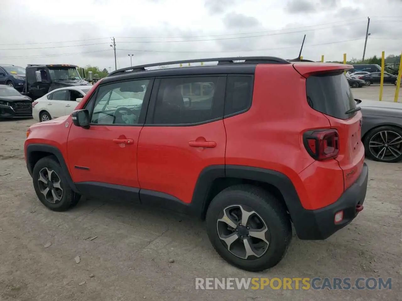 2 Photograph of a damaged car ZACNJBC18LPL78758 JEEP RENEGADE 2020