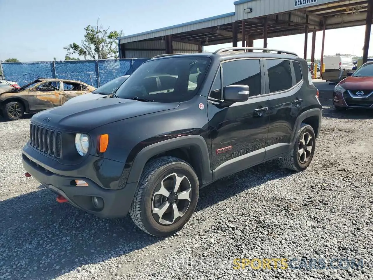 1 Photograph of a damaged car ZACNJBC18LPM03643 JEEP RENEGADE 2020
