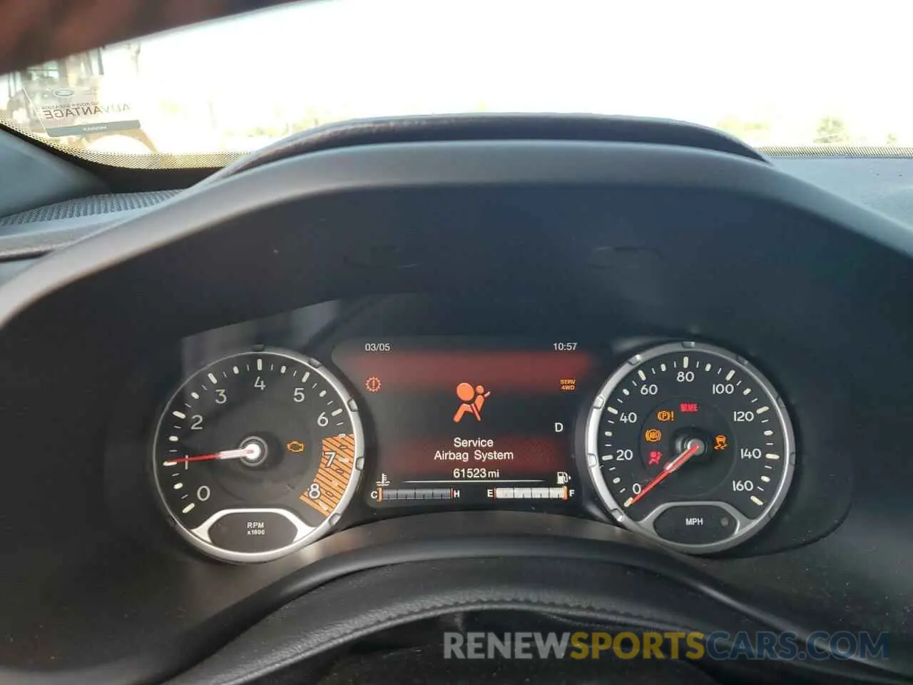 9 Photograph of a damaged car ZACNJBC18LPM03643 JEEP RENEGADE 2020