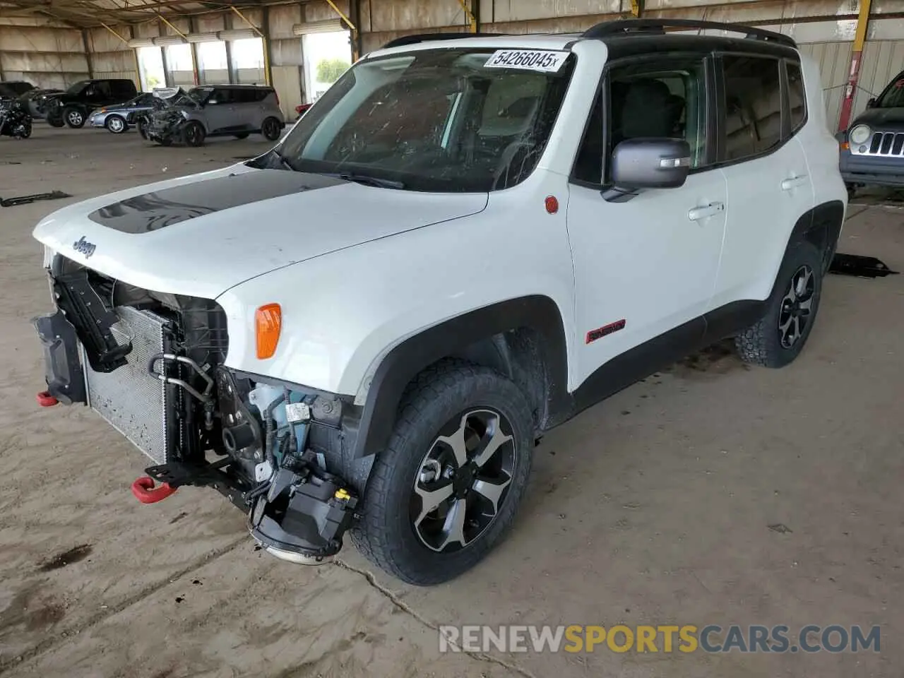 1 Photograph of a damaged car ZACNJBC1XLPL02653 JEEP RENEGADE 2020