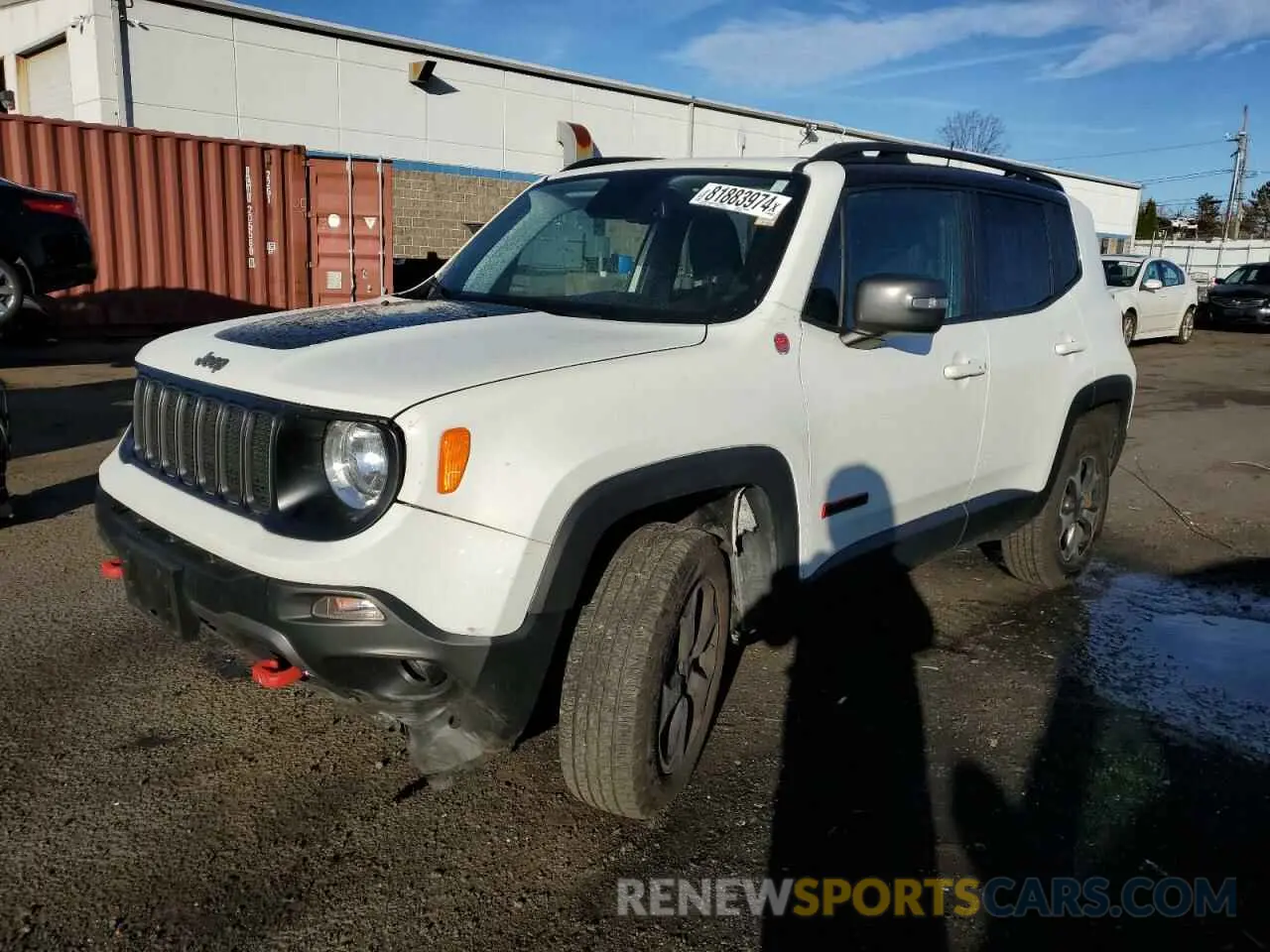 1 Photograph of a damaged car ZACNJBC1XLPL95318 JEEP RENEGADE 2020