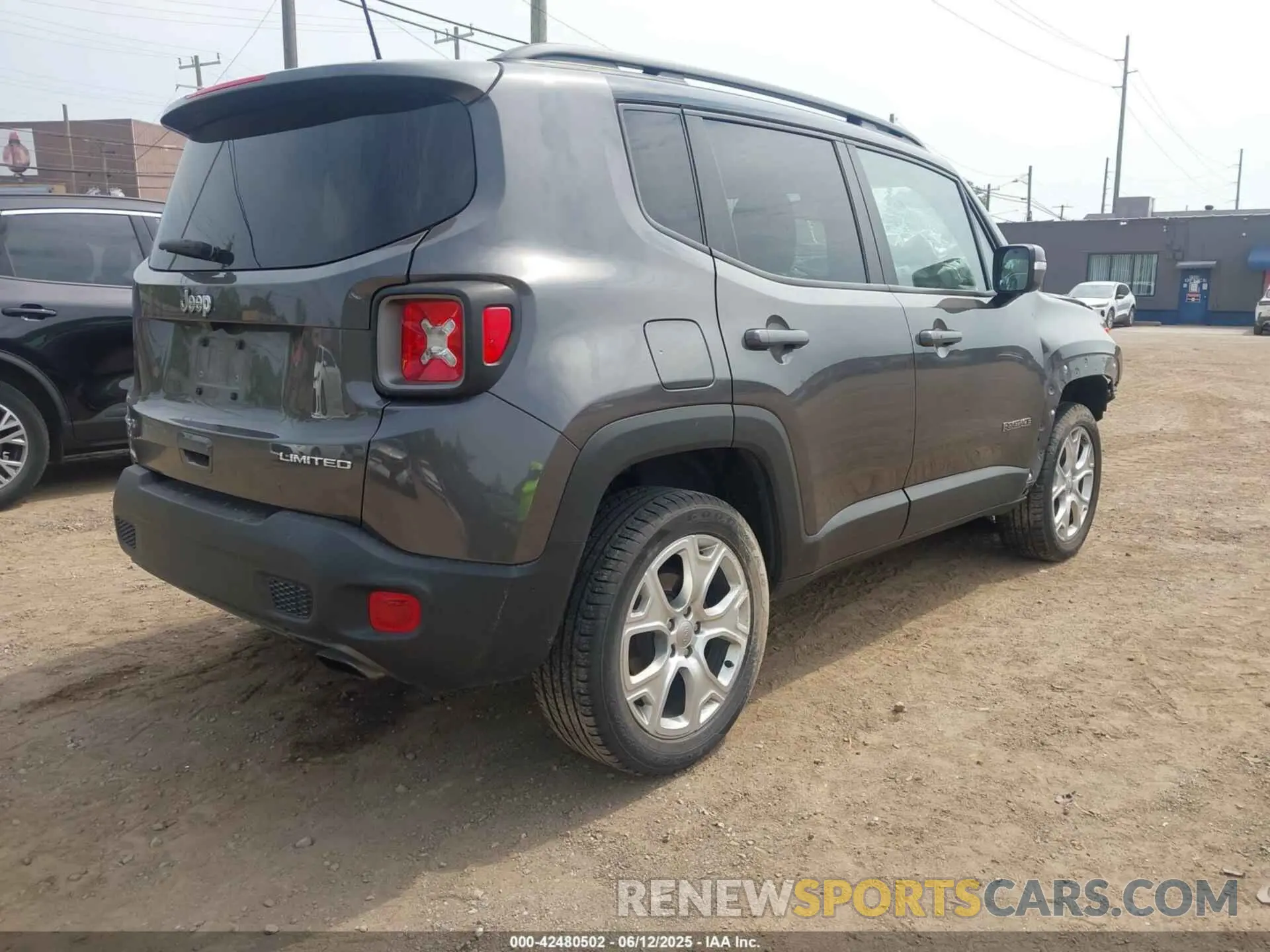 4 Photograph of a damaged car ZACNJBD16LPM13909 JEEP RENEGADE 2020