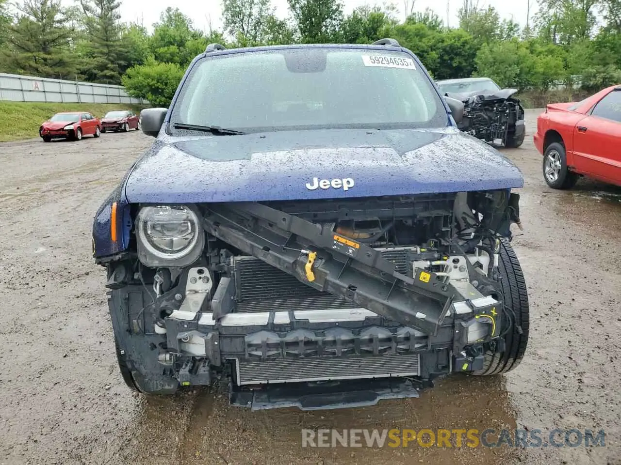 5 Photograph of a damaged car ZACNJBD18LPL82744 JEEP RENEGADE 2020