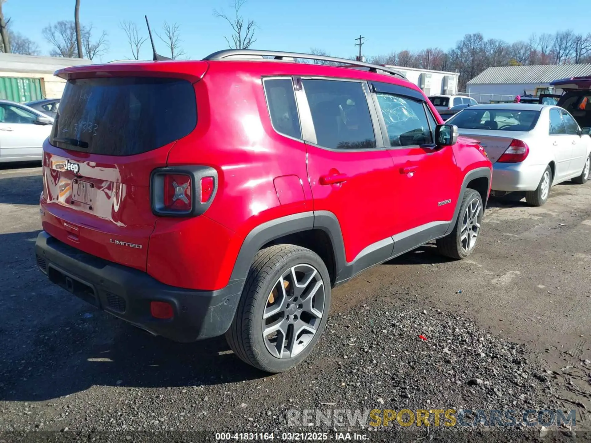 4 Photograph of a damaged car ZACNJBD19LPL79867 JEEP RENEGADE 2020