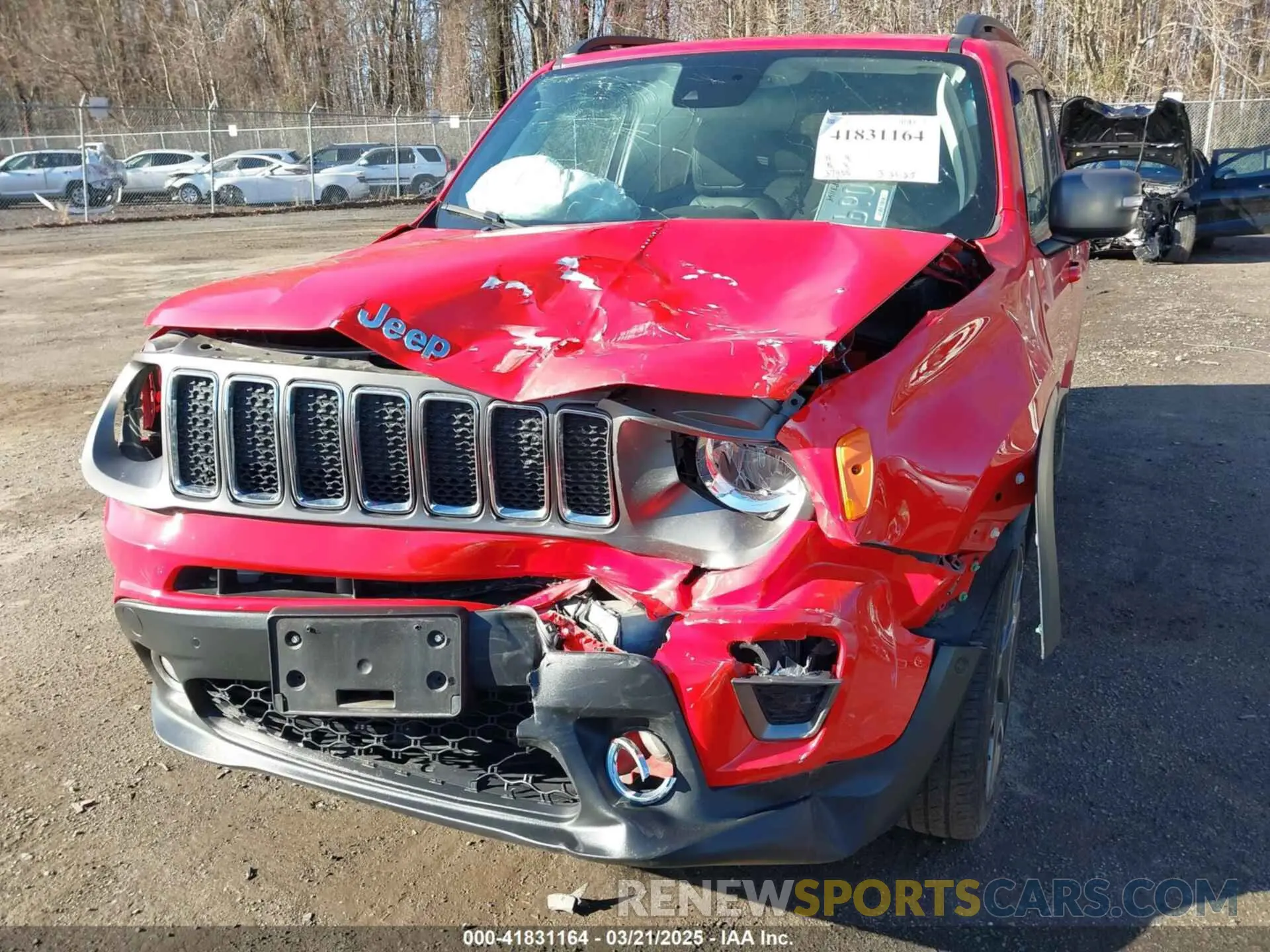 6 Photograph of a damaged car ZACNJBD19LPL79867 JEEP RENEGADE 2020
