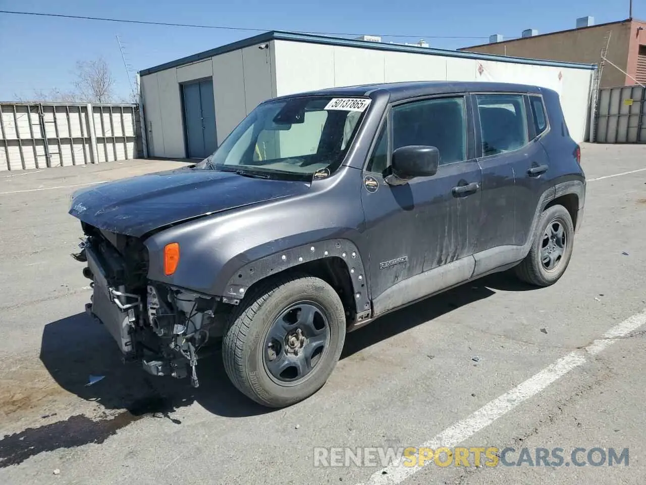 1 Photograph of a damaged car ZACNJCAB0MPM21248 JEEP RENEGADE 2021