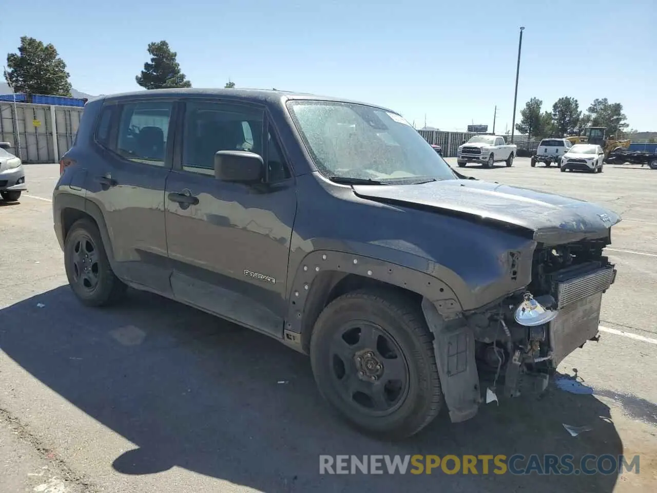 4 Photograph of a damaged car ZACNJCAB0MPM21248 JEEP RENEGADE 2021