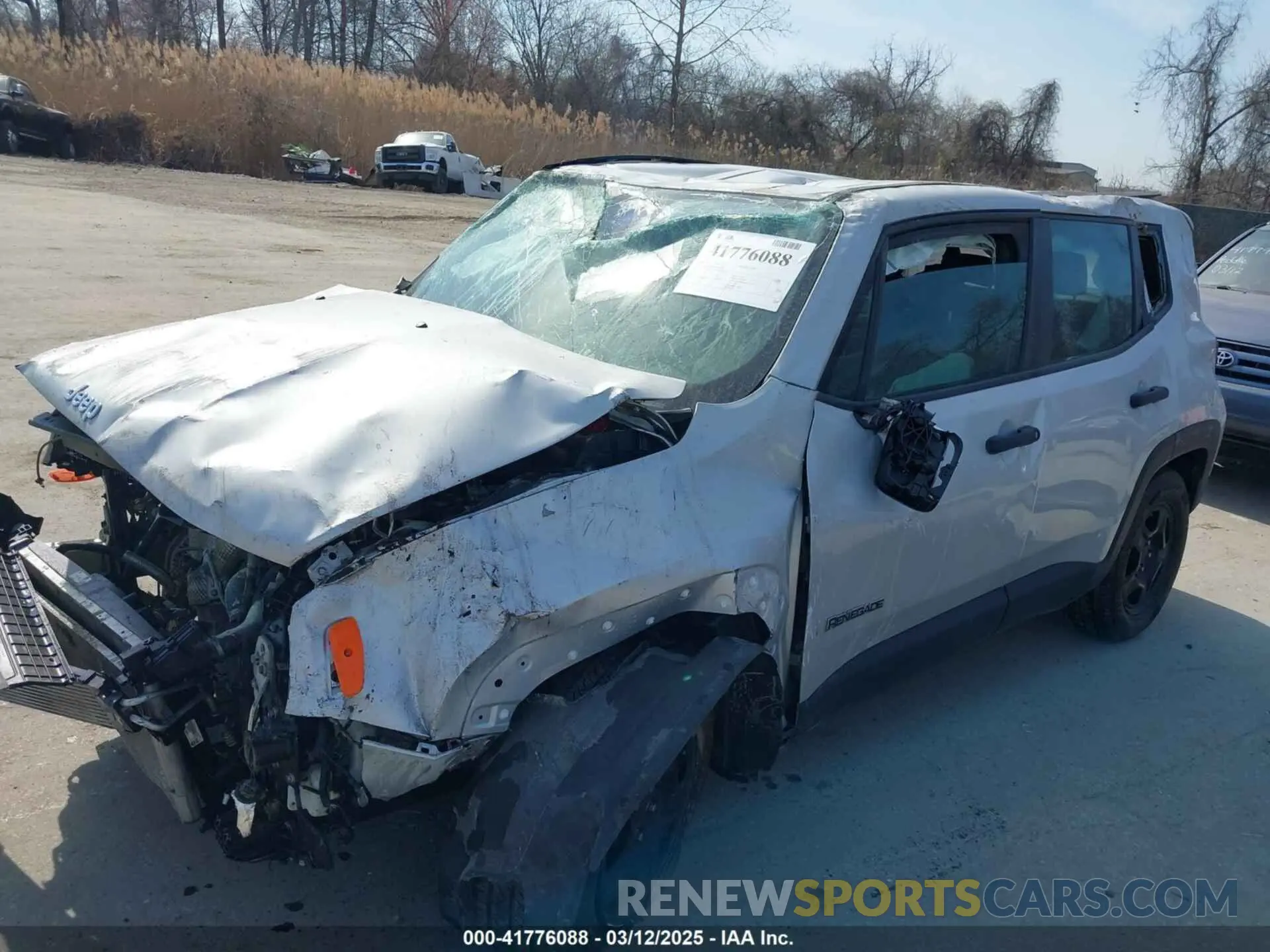14 Photograph of a damaged car ZACNJCAB0MPM32217 JEEP RENEGADE 2021