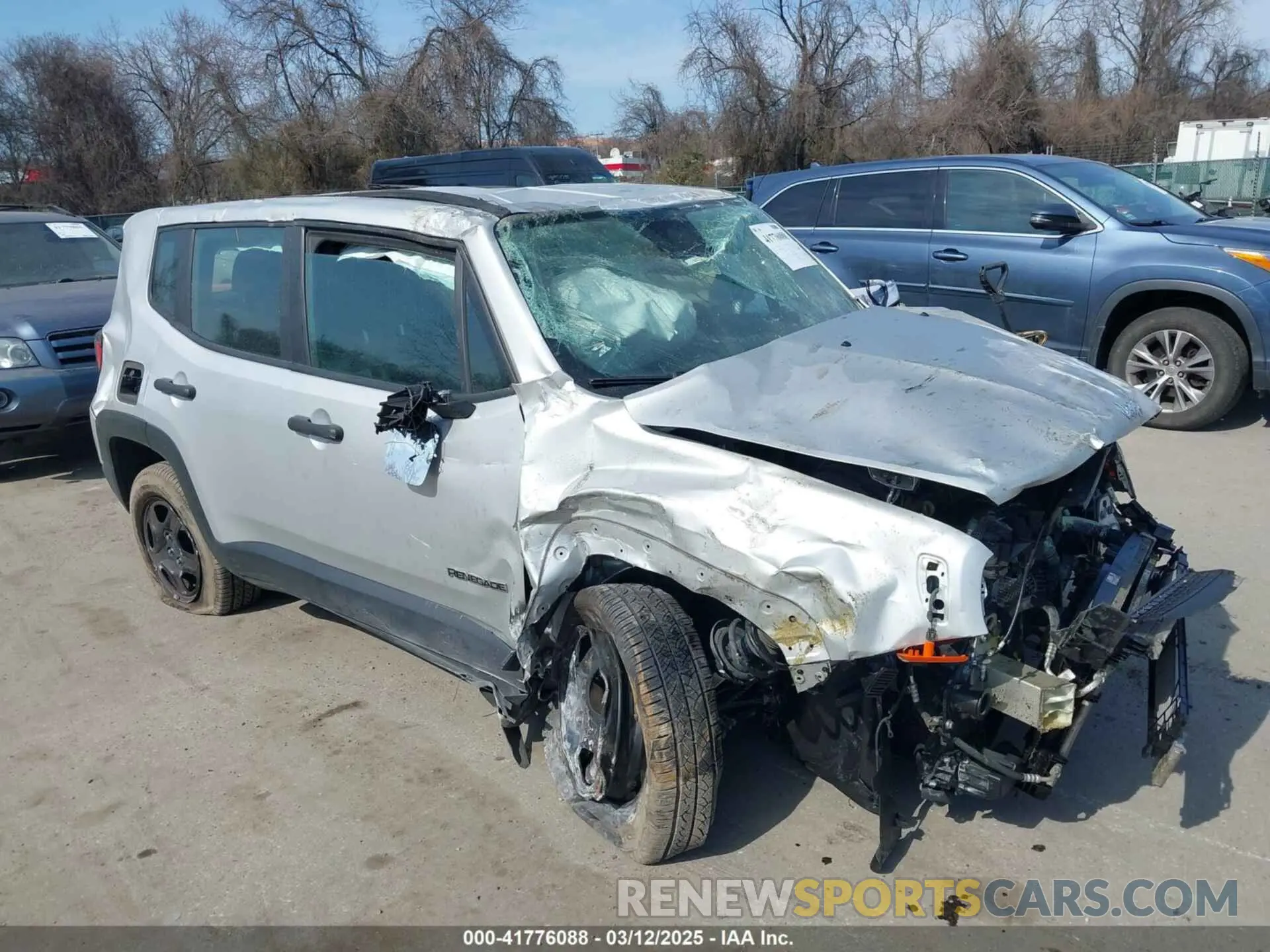 15 Photograph of a damaged car ZACNJCAB0MPM32217 JEEP RENEGADE 2021