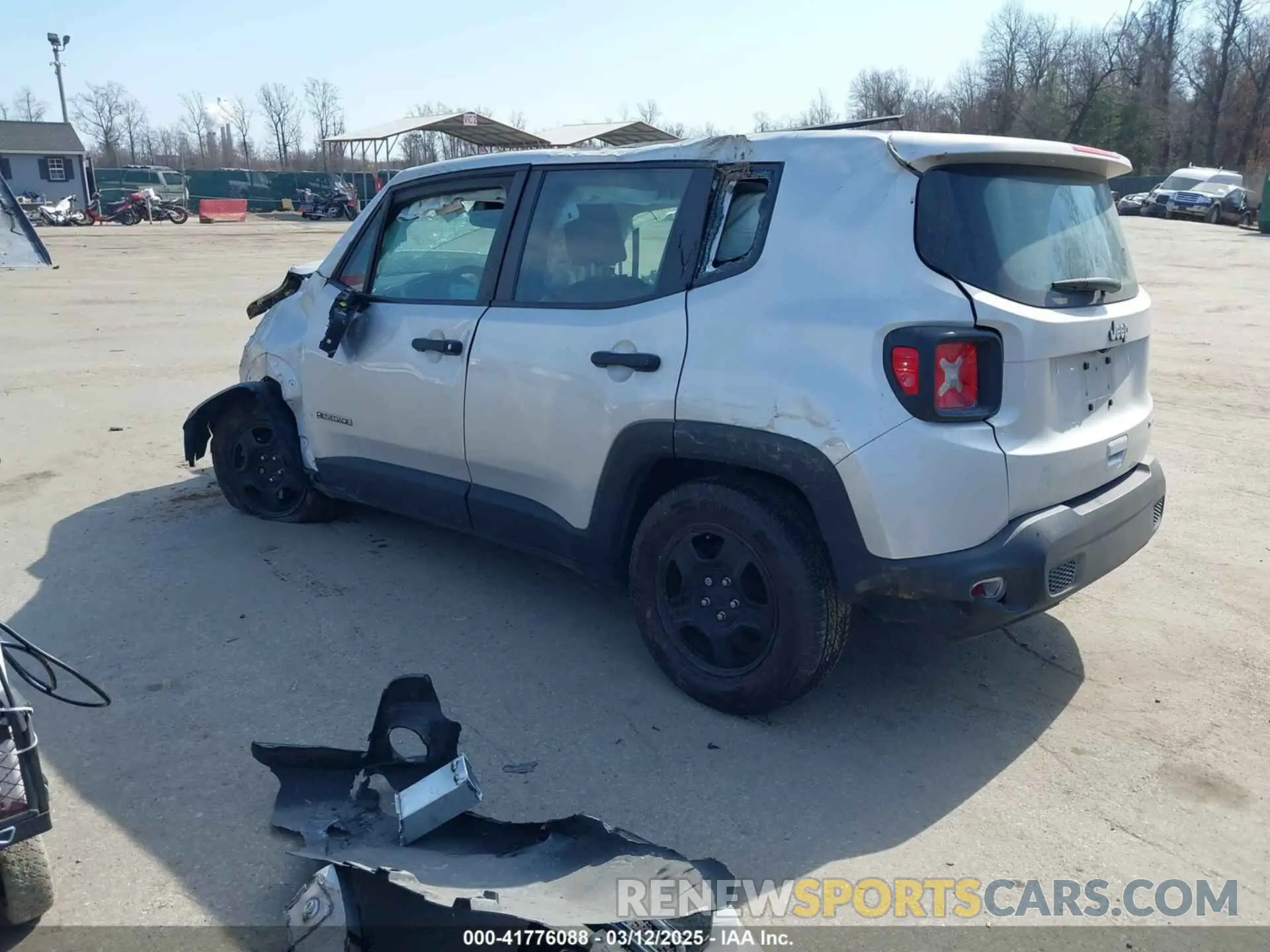 3 Photograph of a damaged car ZACNJCAB0MPM32217 JEEP RENEGADE 2021
