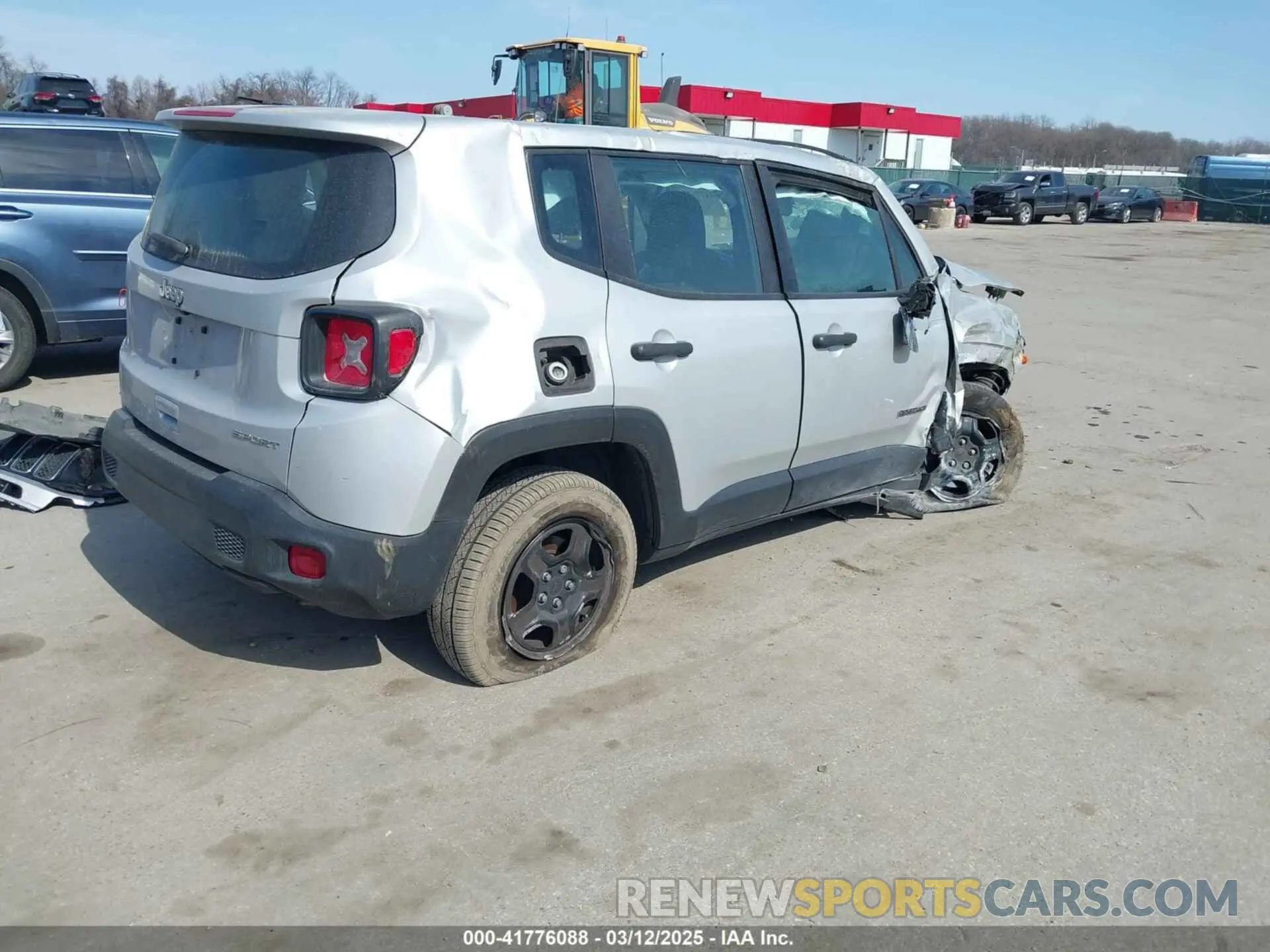 4 Photograph of a damaged car ZACNJCAB0MPM32217 JEEP RENEGADE 2021