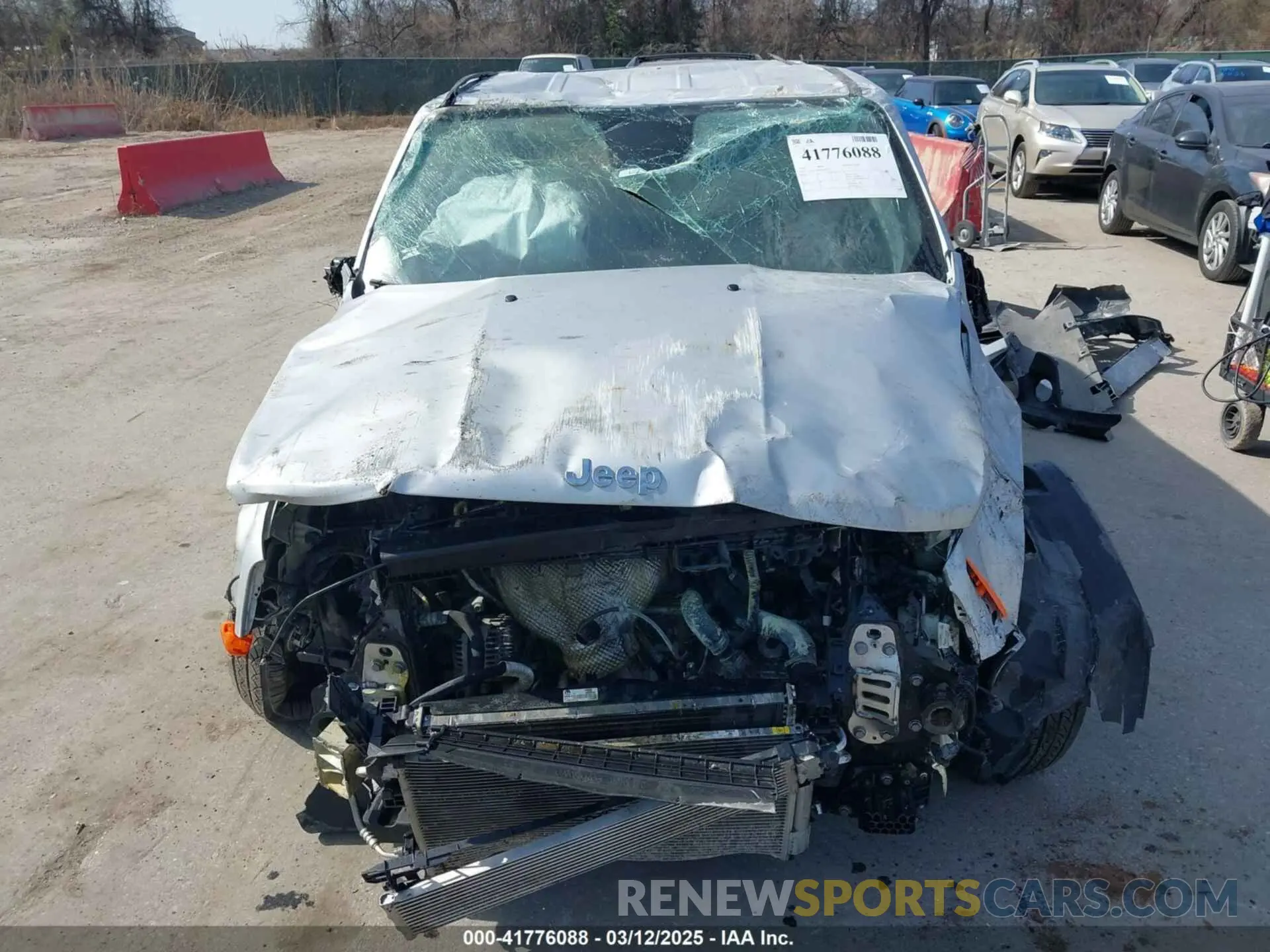 6 Photograph of a damaged car ZACNJCAB0MPM32217 JEEP RENEGADE 2021
