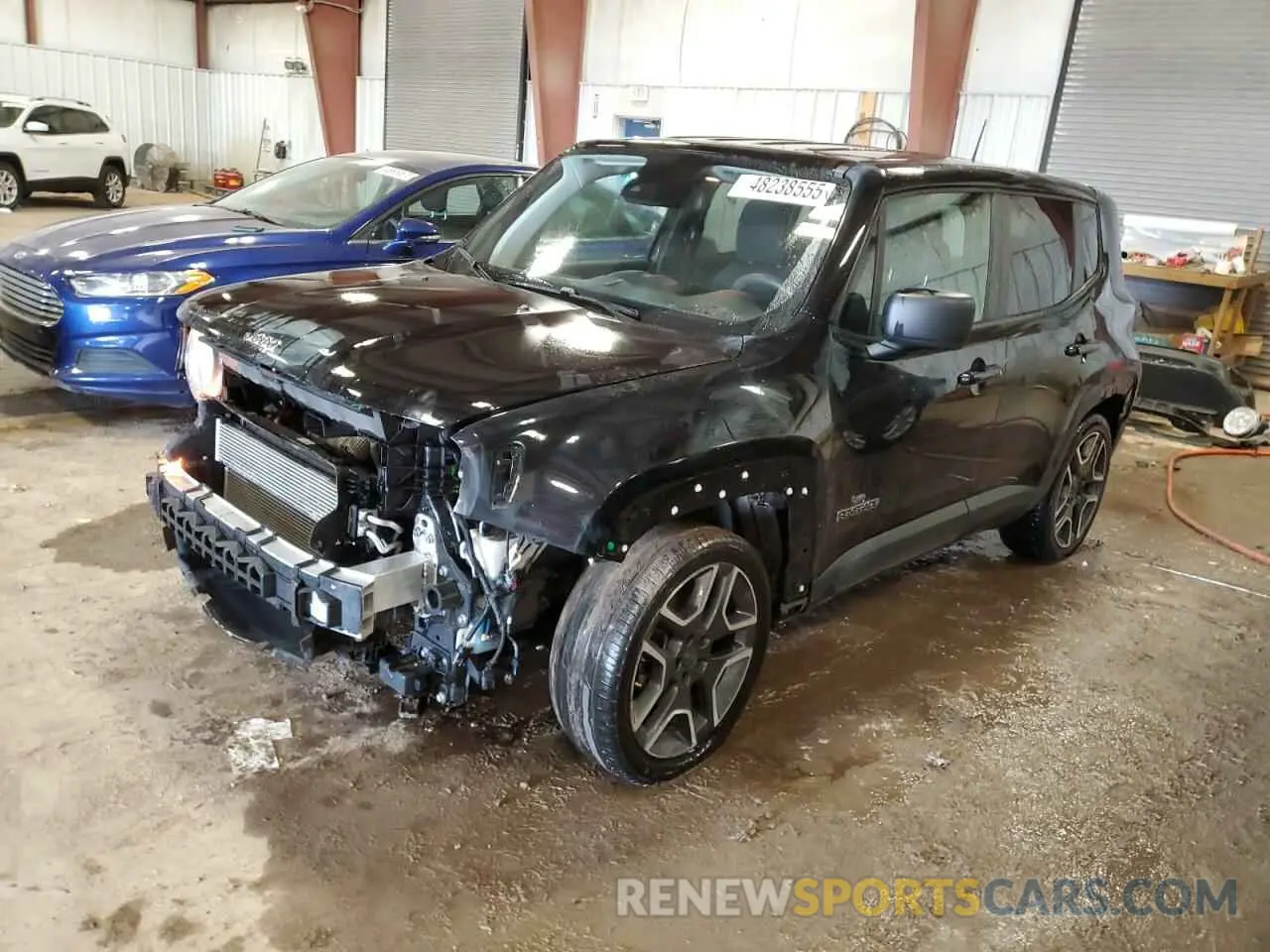 1 Photograph of a damaged car ZACNJCAB0MPM35327 JEEP RENEGADE 2021