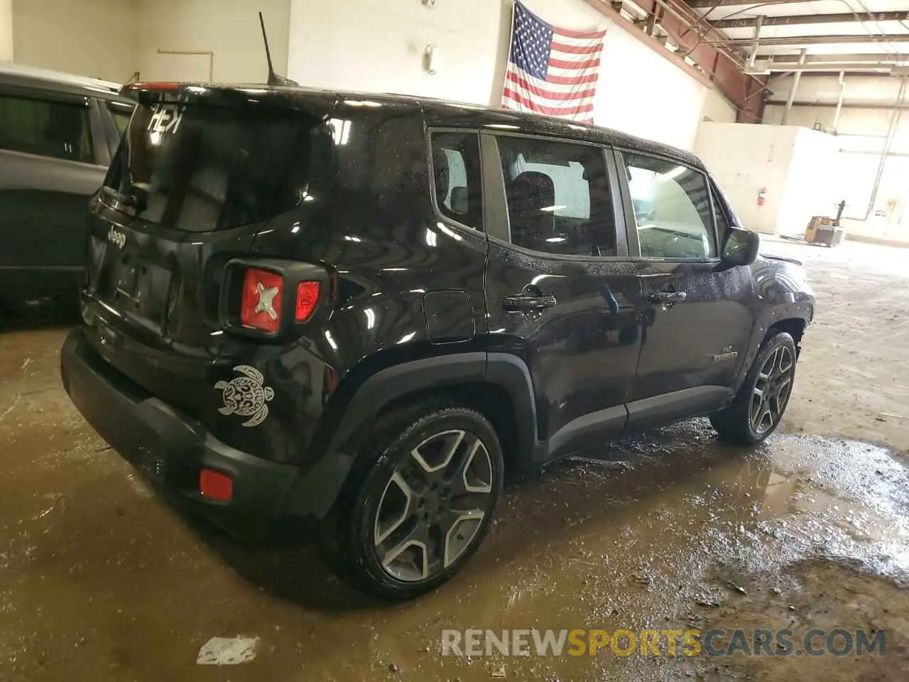 3 Photograph of a damaged car ZACNJCAB0MPM35327 JEEP RENEGADE 2021