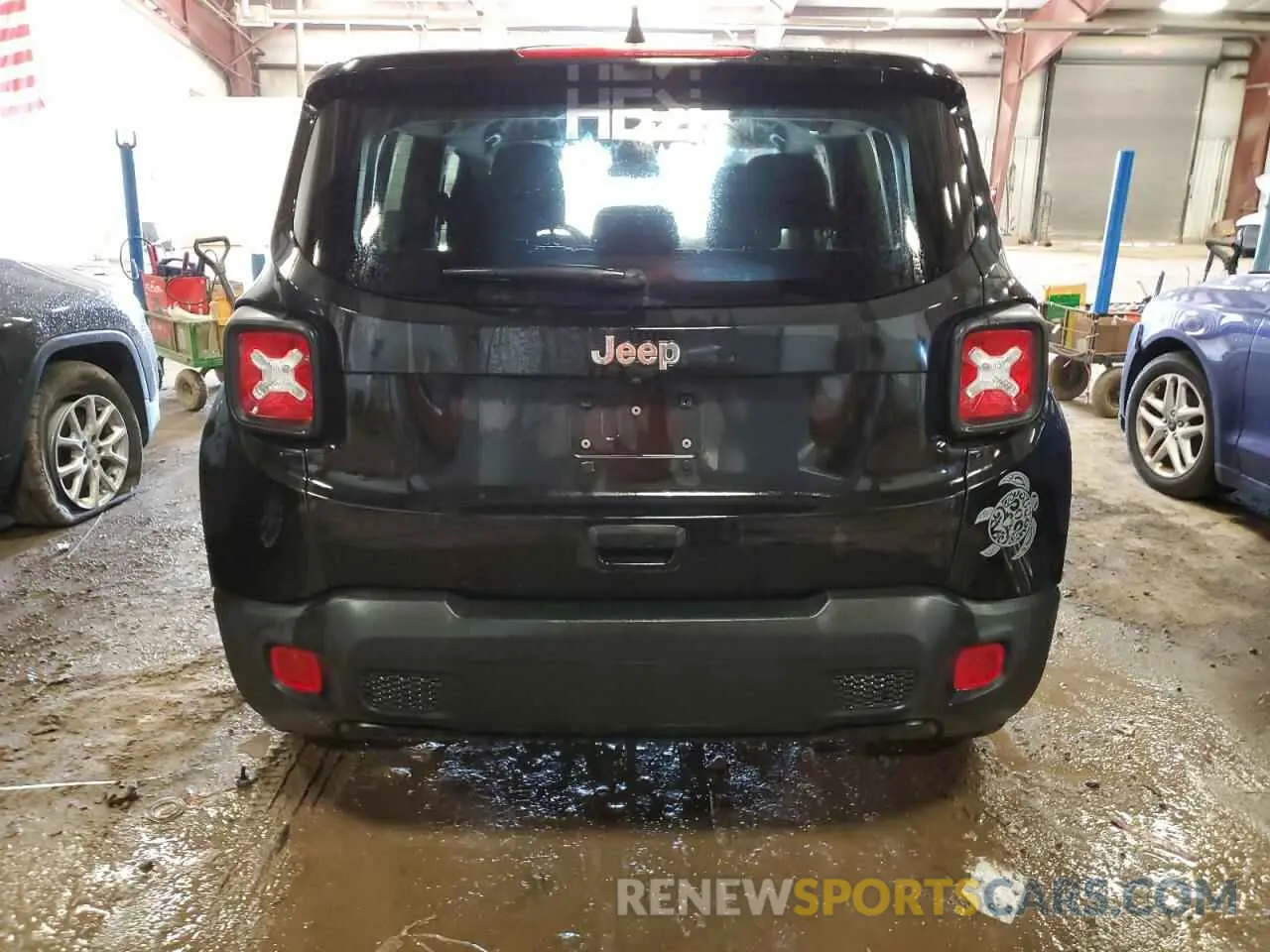 6 Photograph of a damaged car ZACNJCAB0MPM35327 JEEP RENEGADE 2021