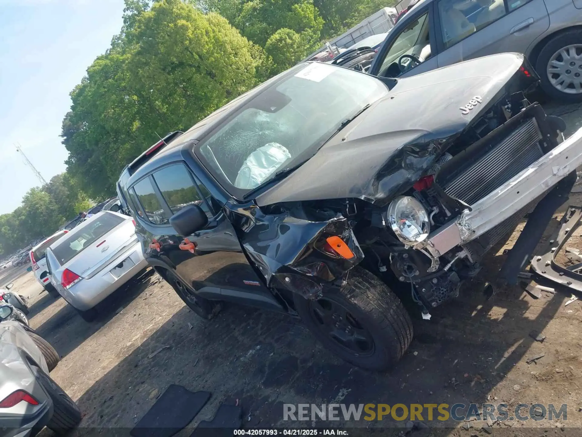 13 Photograph of a damaged car ZACNJCAB0MPM36798 JEEP RENEGADE 2021