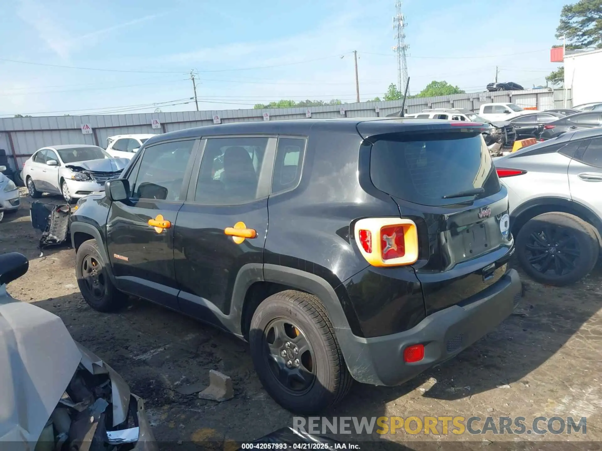 3 Photograph of a damaged car ZACNJCAB0MPM36798 JEEP RENEGADE 2021