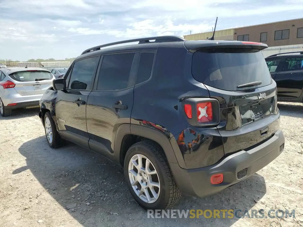 2 Photograph of a damaged car ZACNJCAB1MPM26894 JEEP RENEGADE 2021