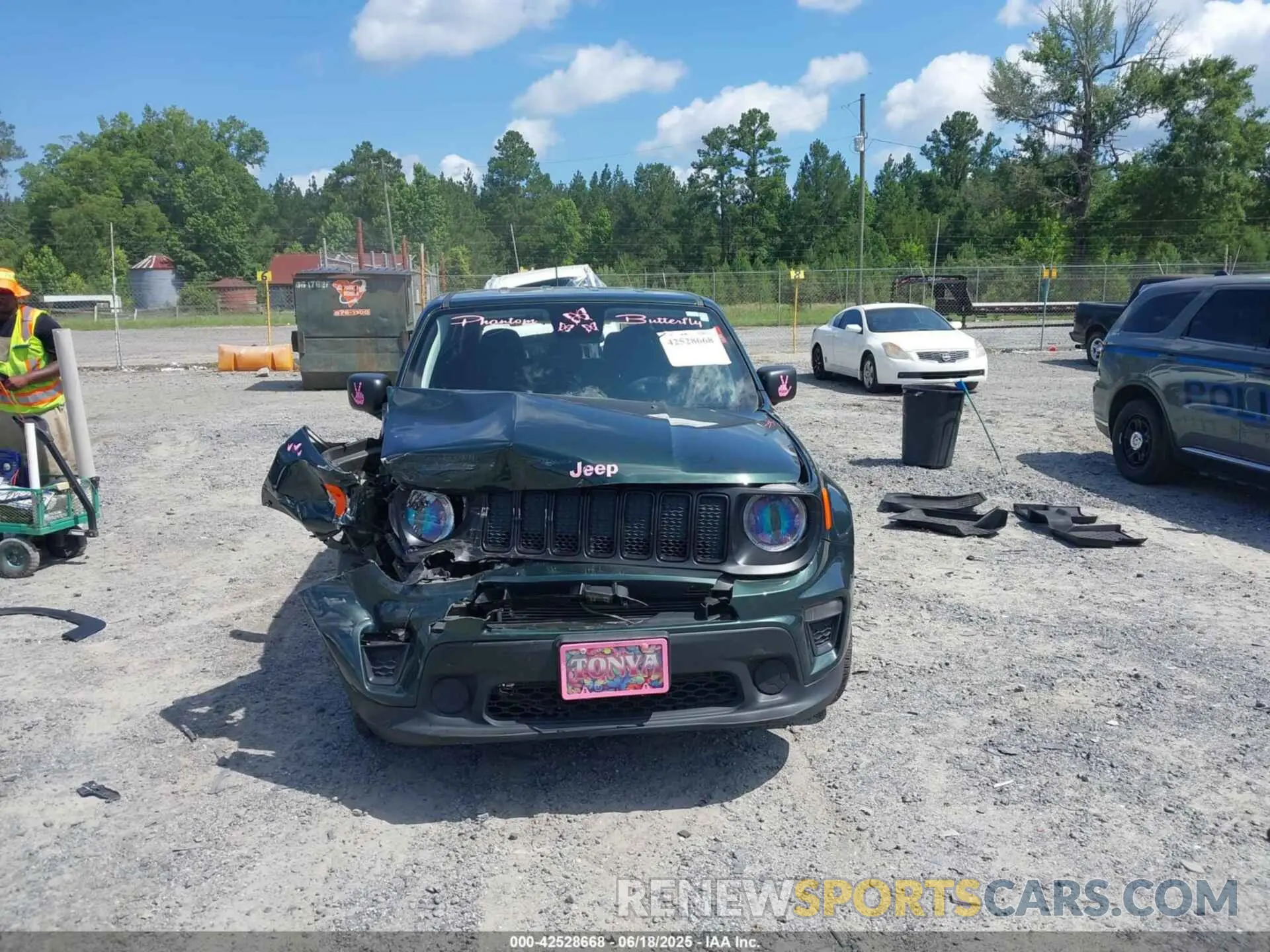 13 Photograph of a damaged car ZACNJCAB1MPM80678 JEEP RENEGADE 2021