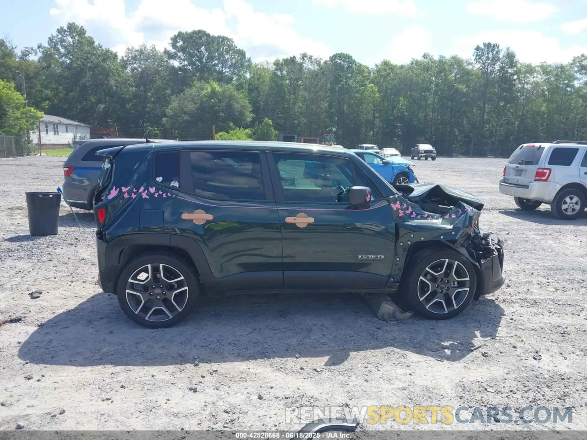 14 Photograph of a damaged car ZACNJCAB1MPM80678 JEEP RENEGADE 2021