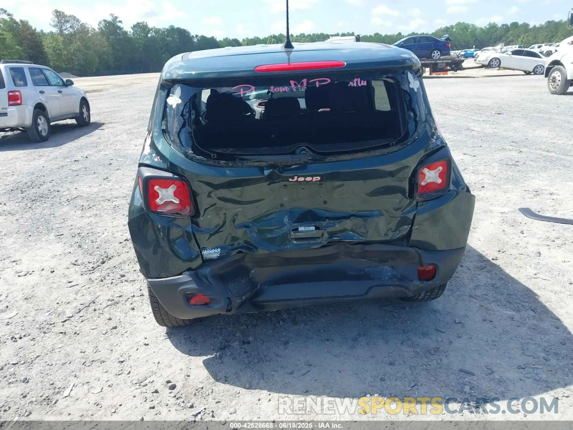 17 Photograph of a damaged car ZACNJCAB1MPM80678 JEEP RENEGADE 2021