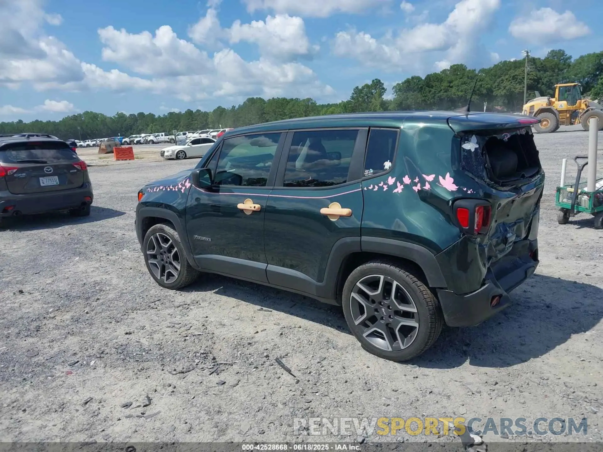 3 Photograph of a damaged car ZACNJCAB1MPM80678 JEEP RENEGADE 2021
