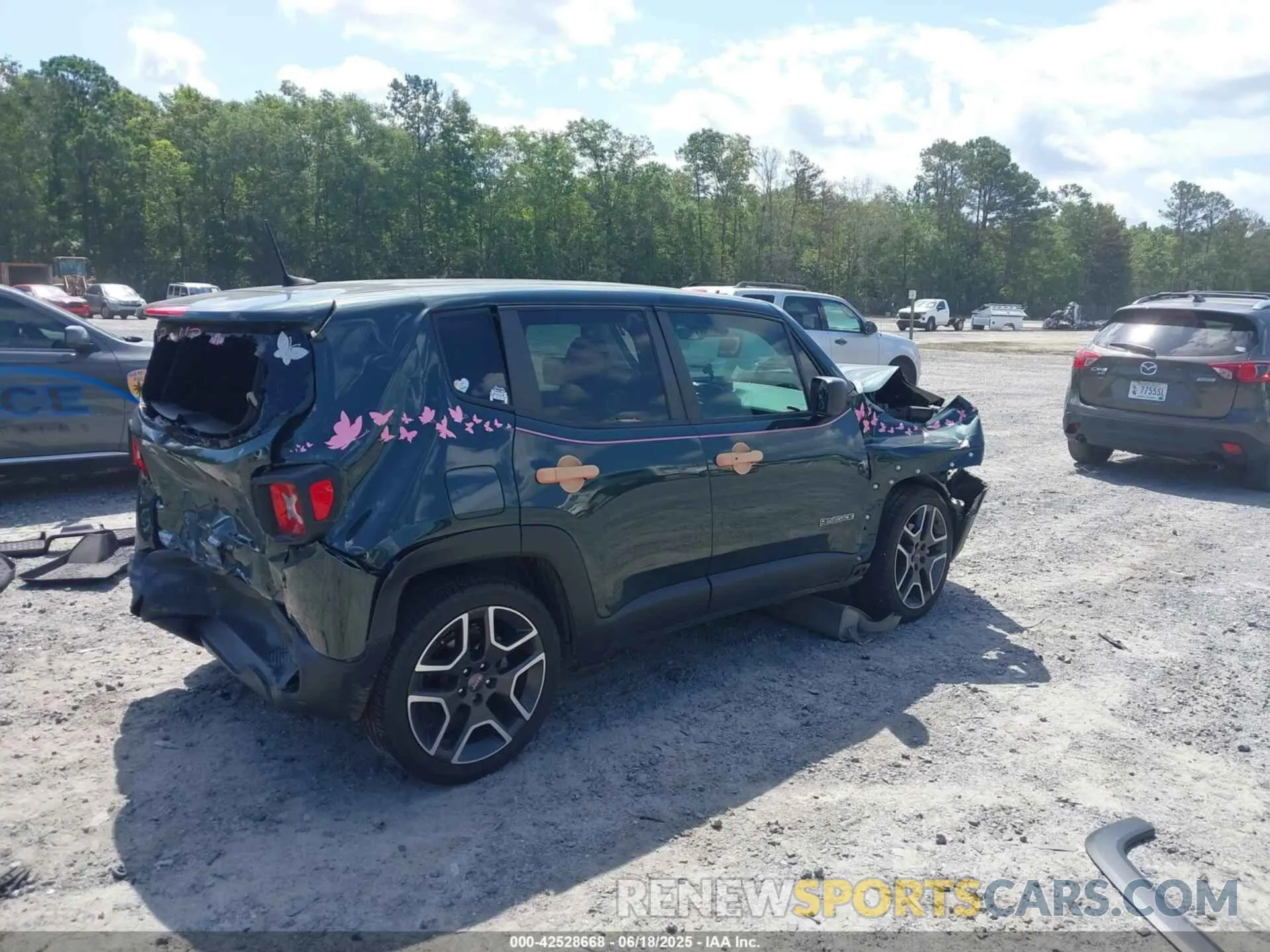 4 Photograph of a damaged car ZACNJCAB1MPM80678 JEEP RENEGADE 2021