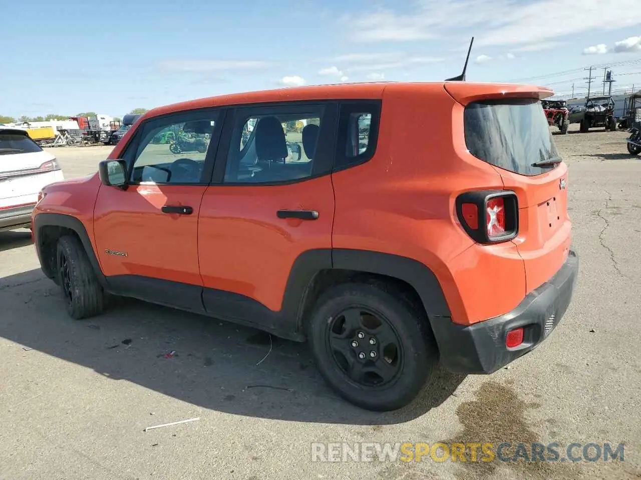 2 Photograph of a damaged car ZACNJCAB3MPM28632 JEEP RENEGADE 2021